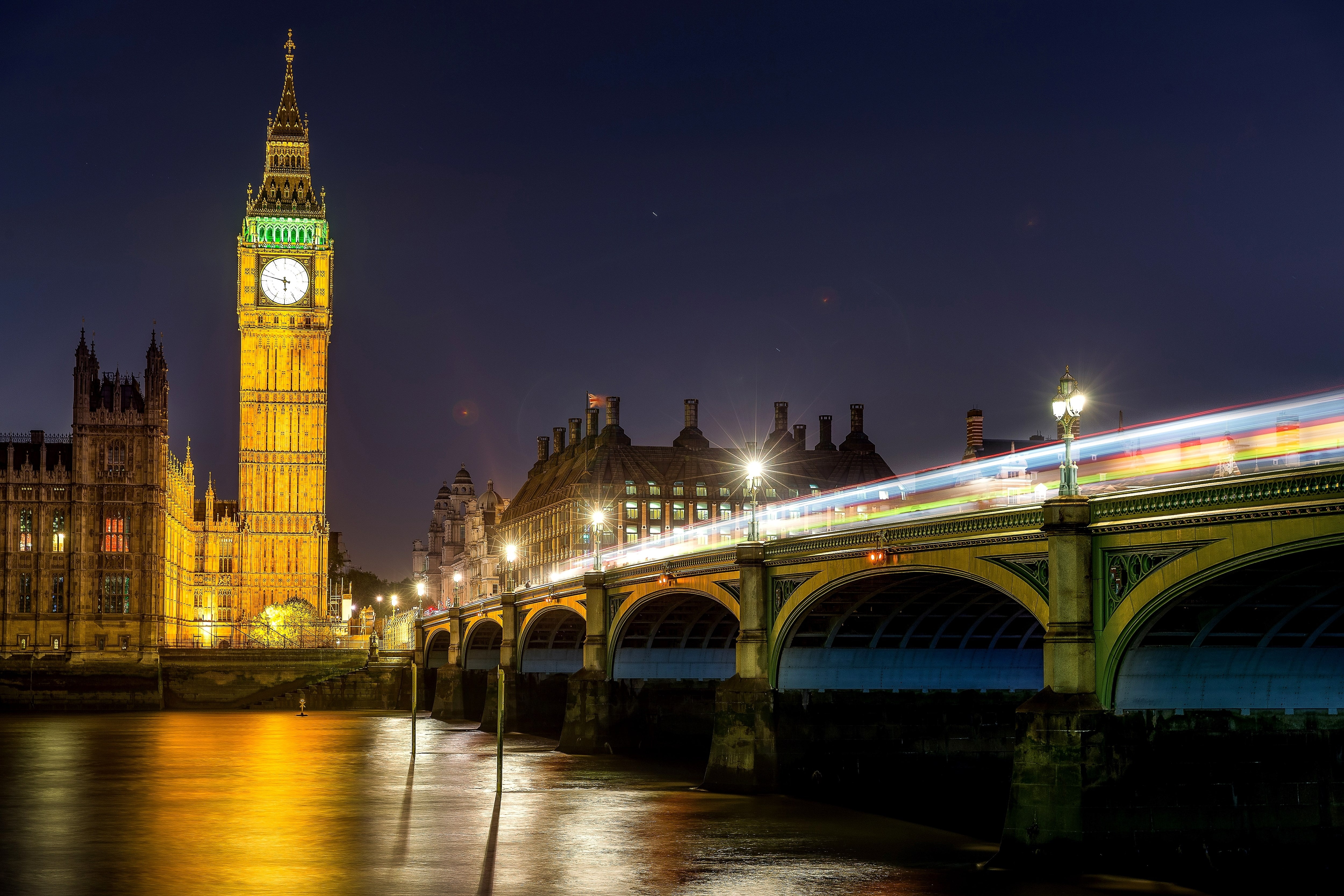 big ben, architecture, built structure, bridge, connection