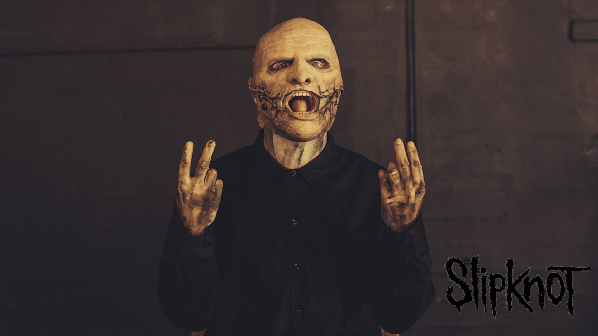 Slipknot wallpaper, Corey Taylor, mask, men, people, one Person