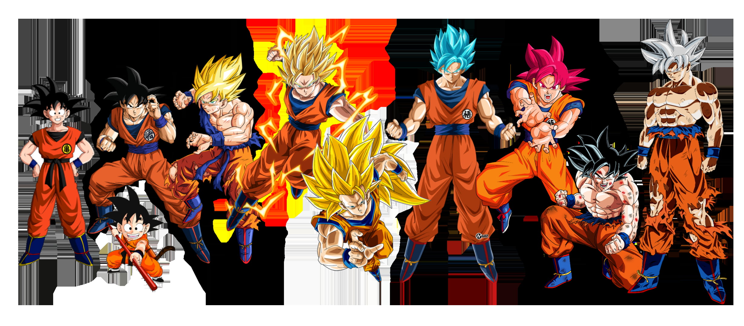Dragon Ball, Dragon Ball Z, Goku, Super Saiyan, Super Saiyan 2