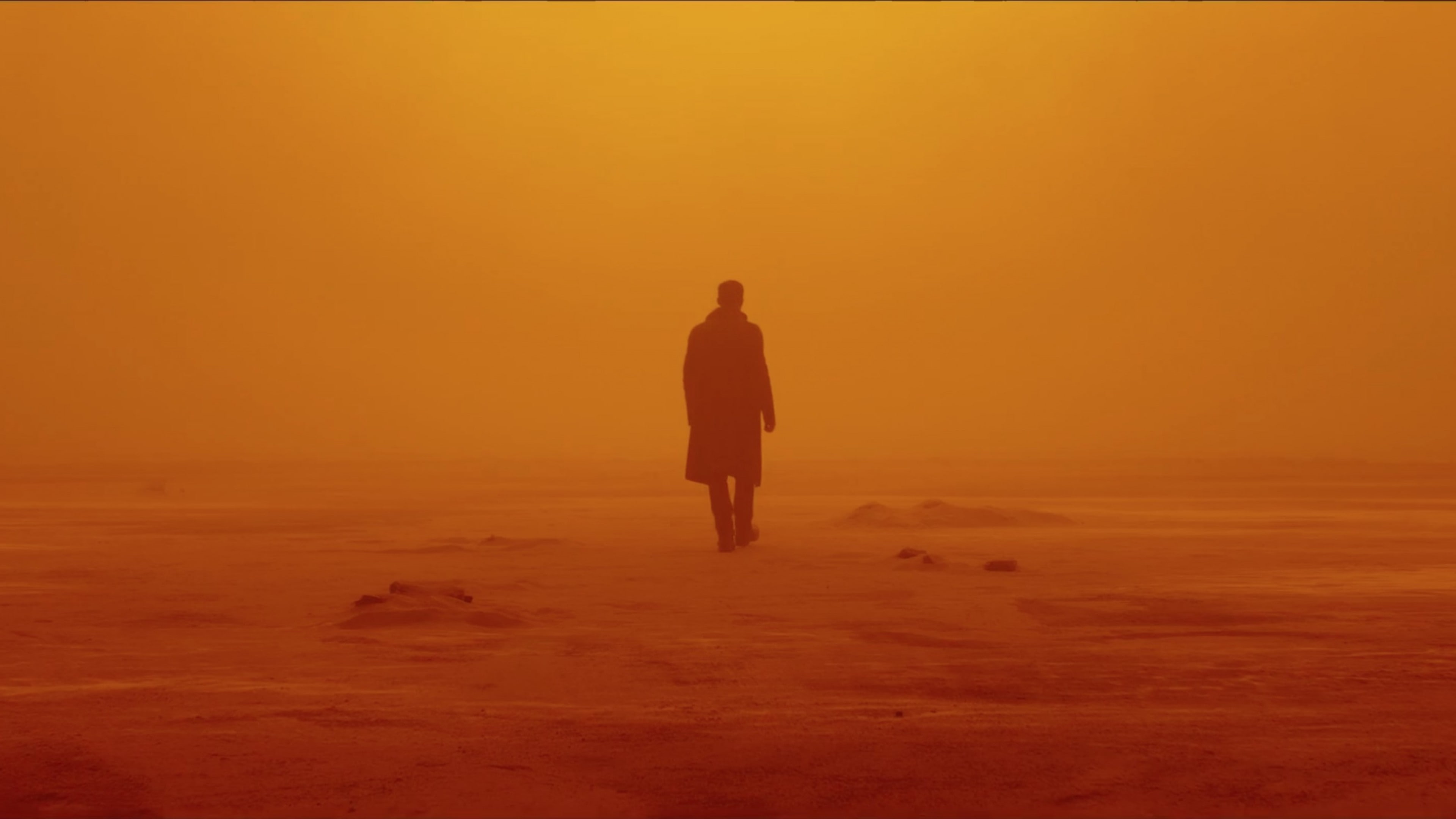 man walking in the middle of desert, Blade Runner 2049, Ryan Gosling