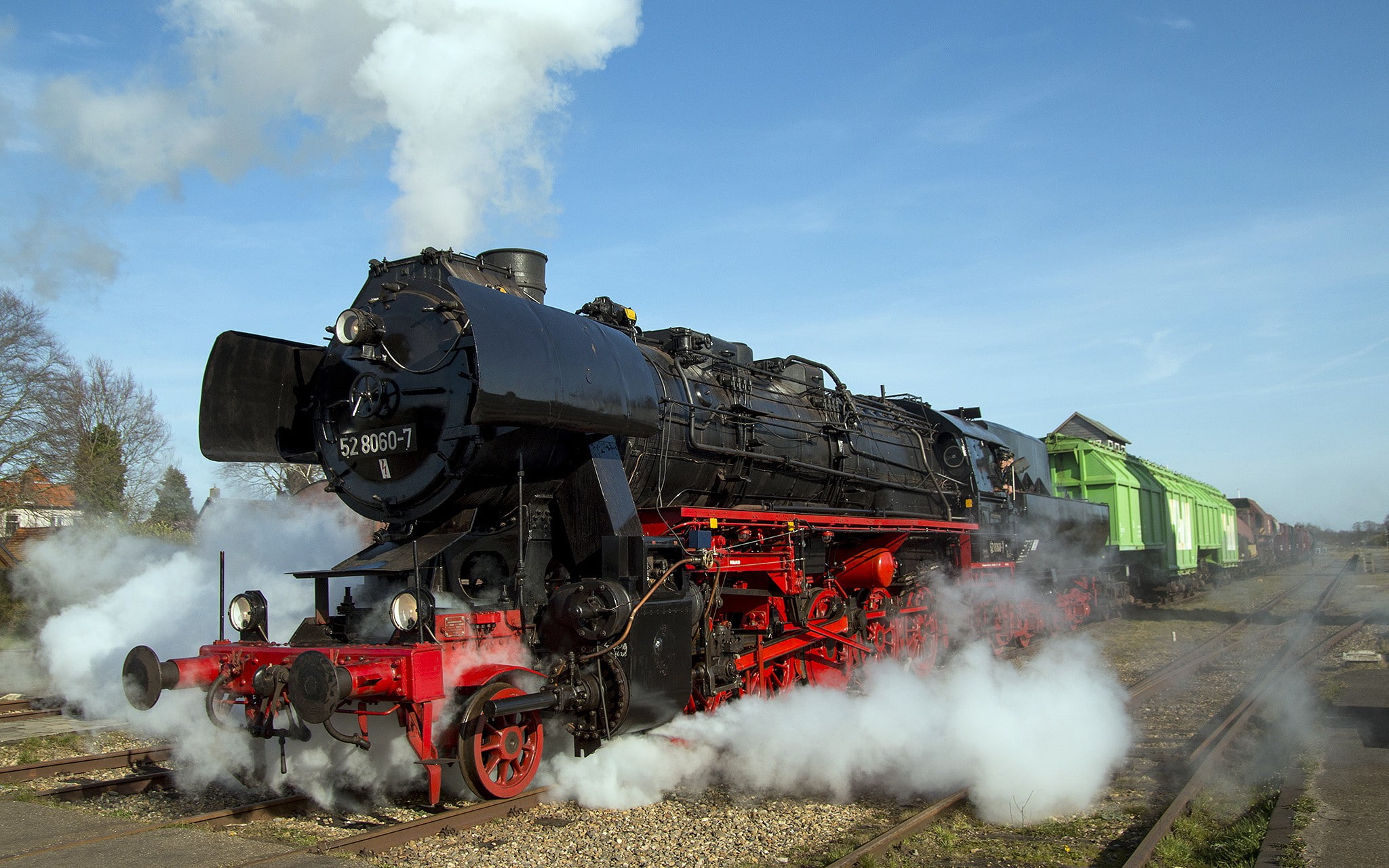 train, steam locomotive