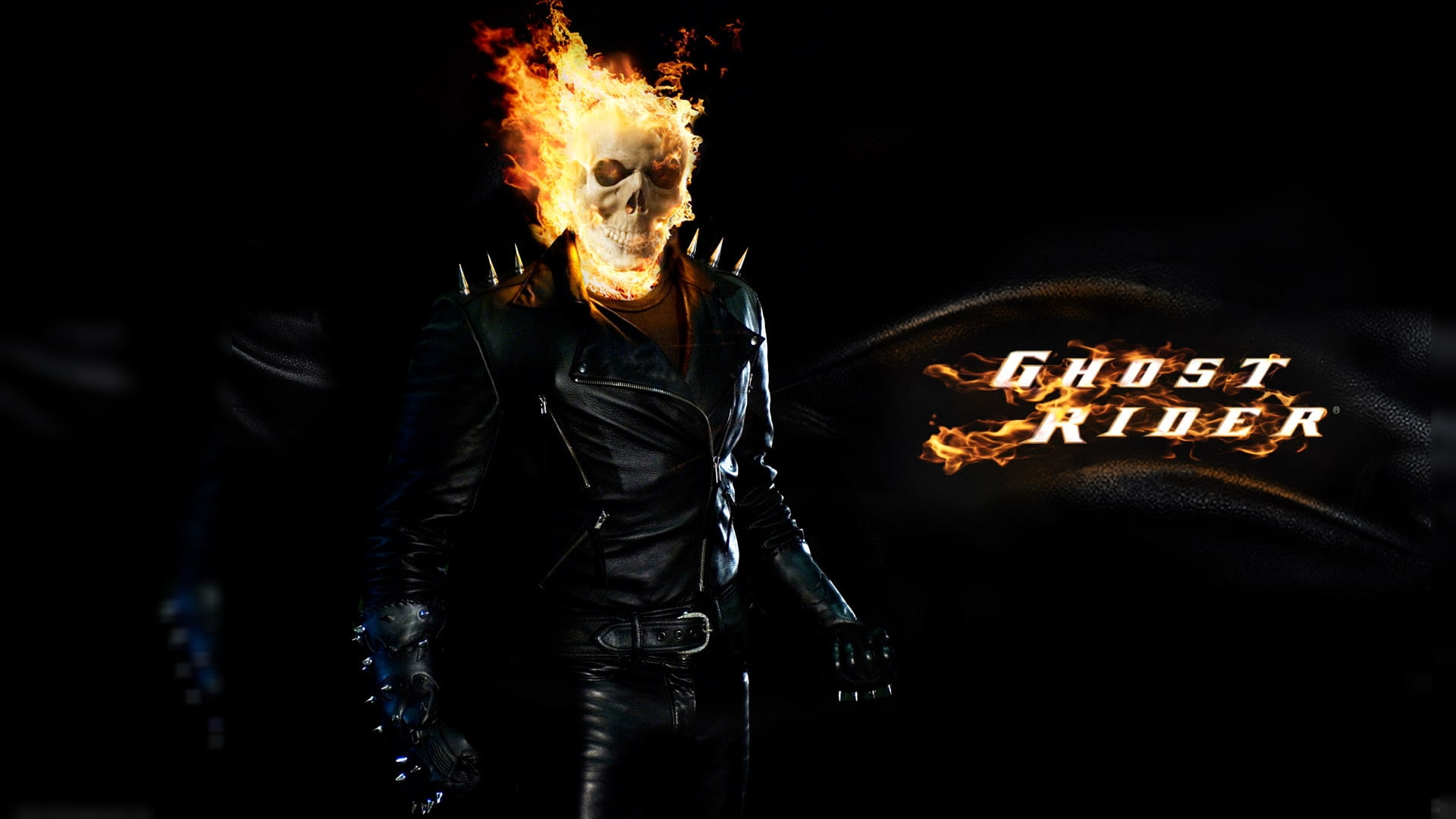 Ghost Rider, Skull, Fire