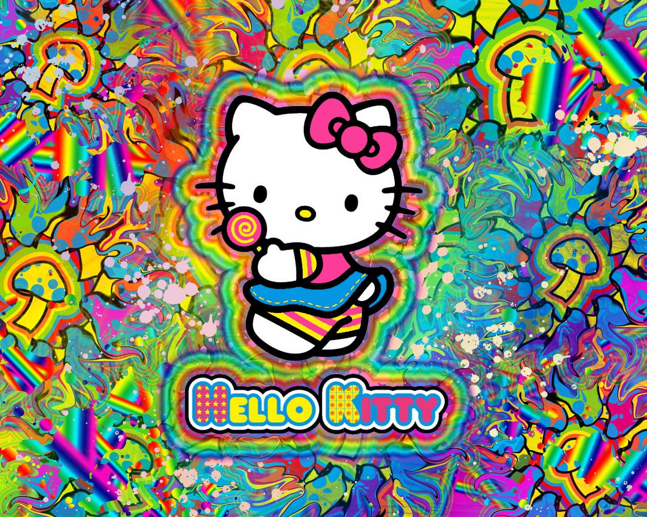 hello kitty 1280x1024  Anime Hello Kitty HD Art