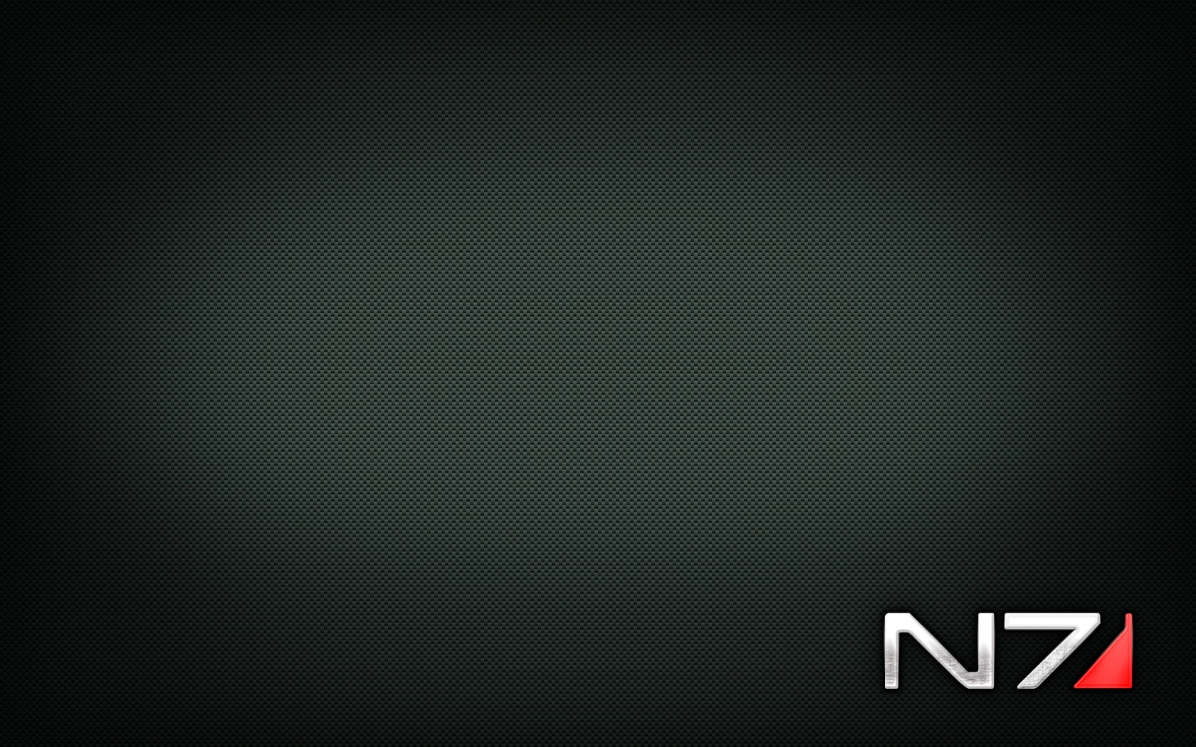 Black N7 Mass Effect HD, n7 logo, video games