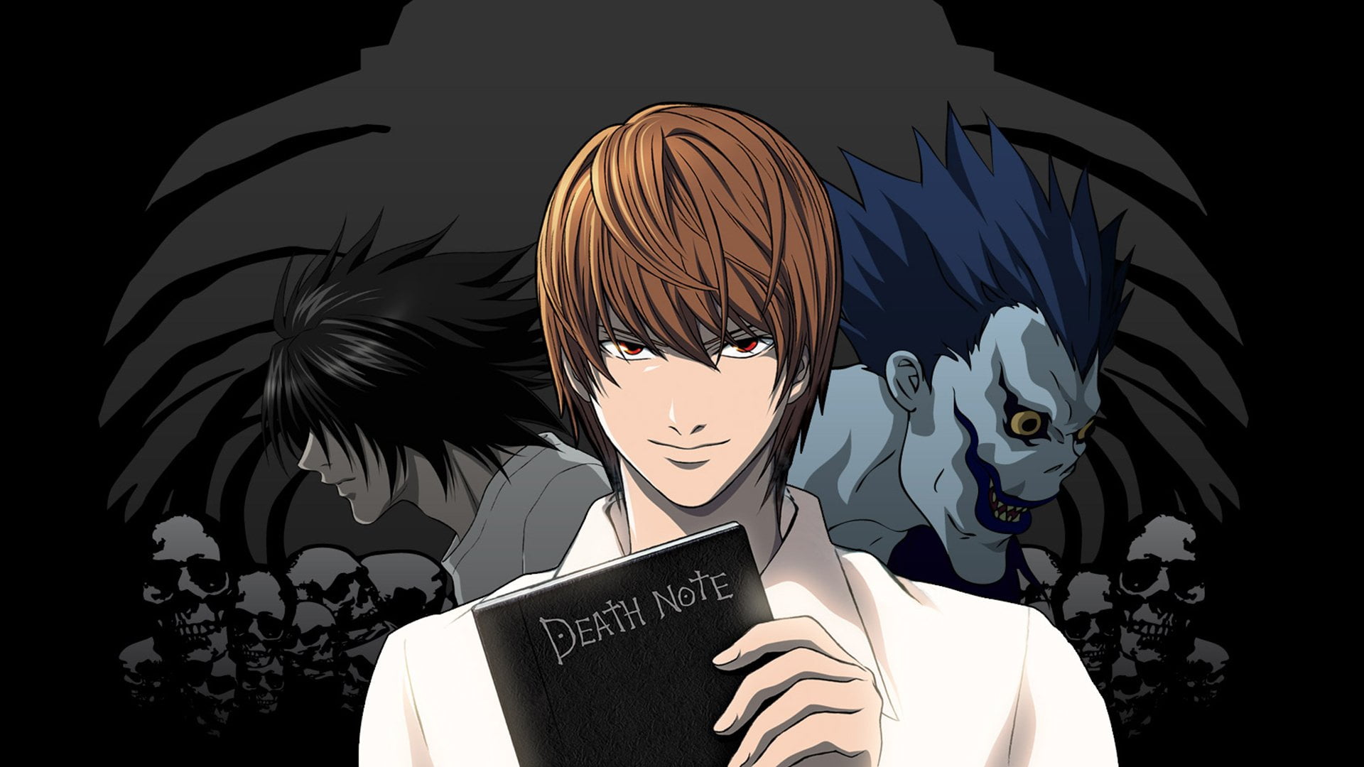 HD wallpaper: Death Note digital wallpaper, Anime, L (Death Note), Light Ya...