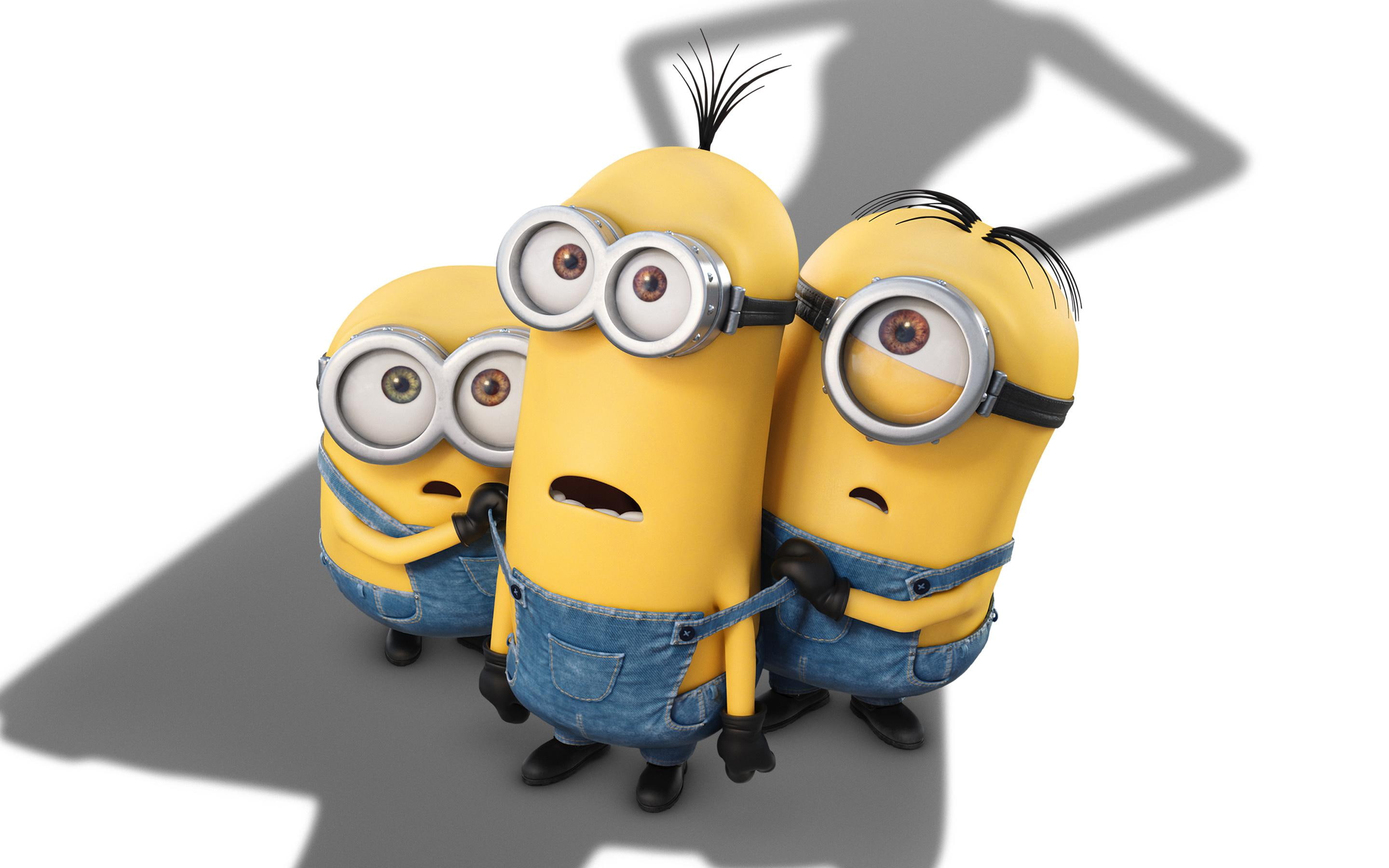 2015 Minions Movie, bob,stuart and kevin the minions