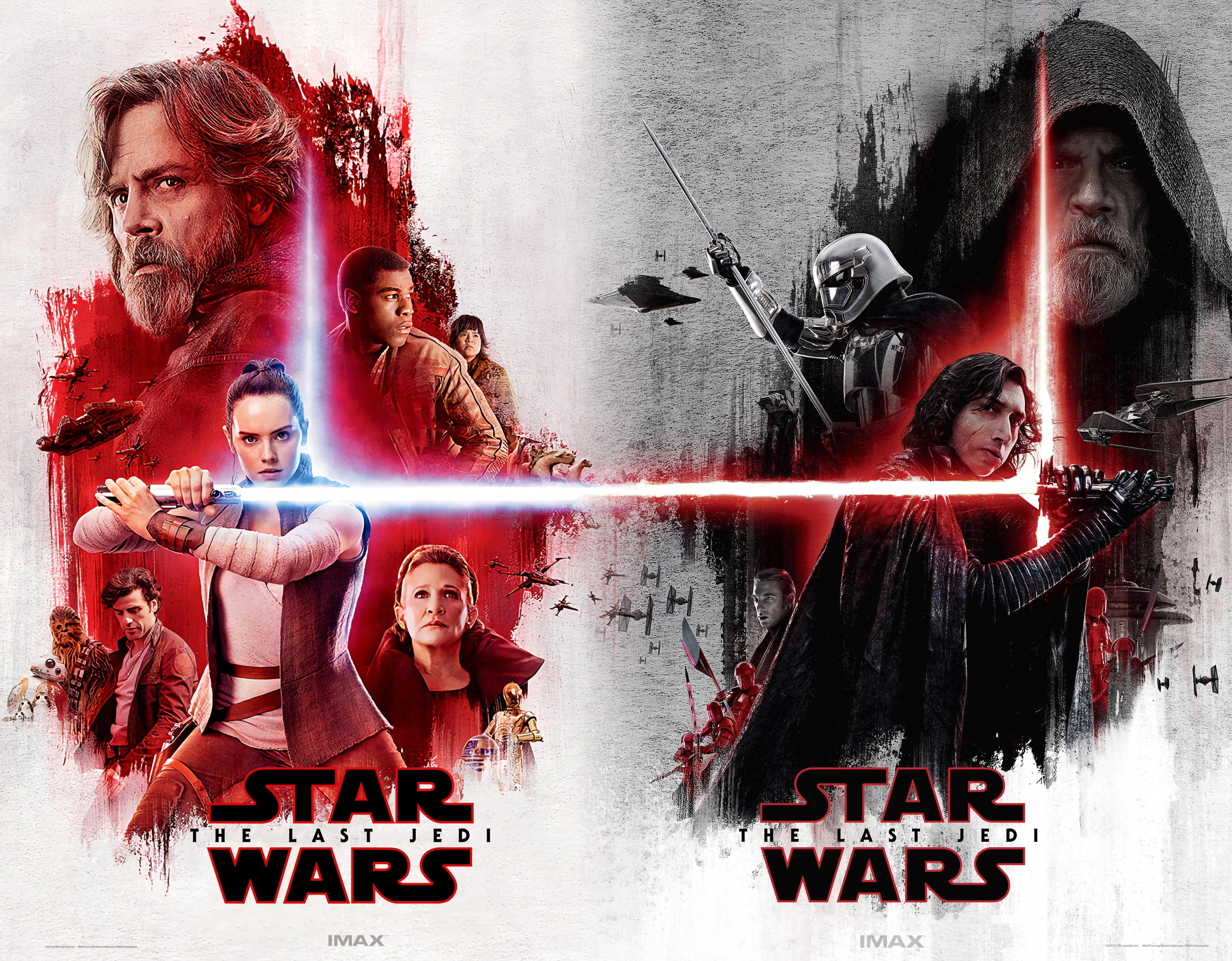 Star Wars: The Last Jedi, Luke Skywalker, lightsaber, portrait