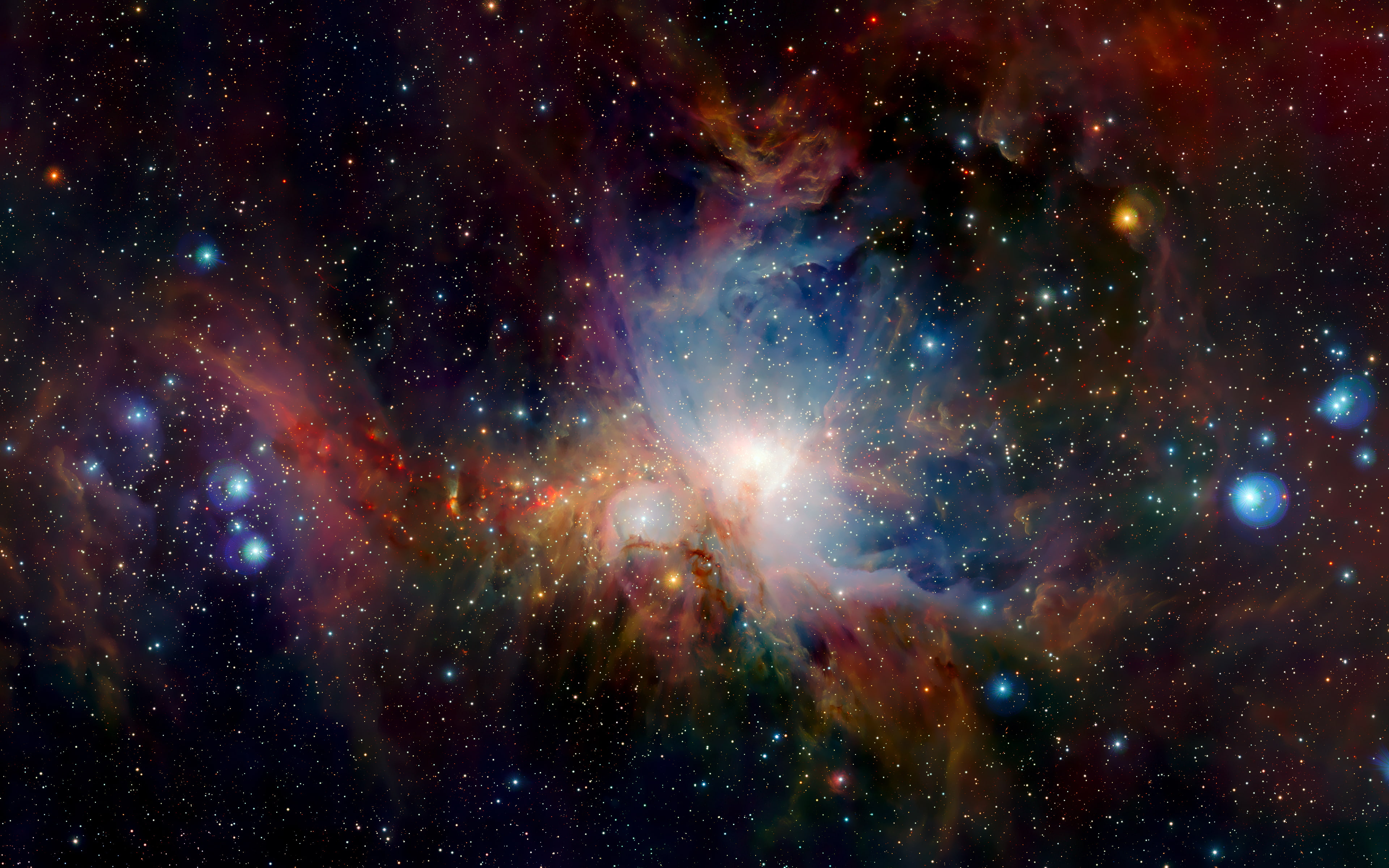 Free download | HD wallpaper: Orion Nebula in Infrared 4K | Wallpaper Flare