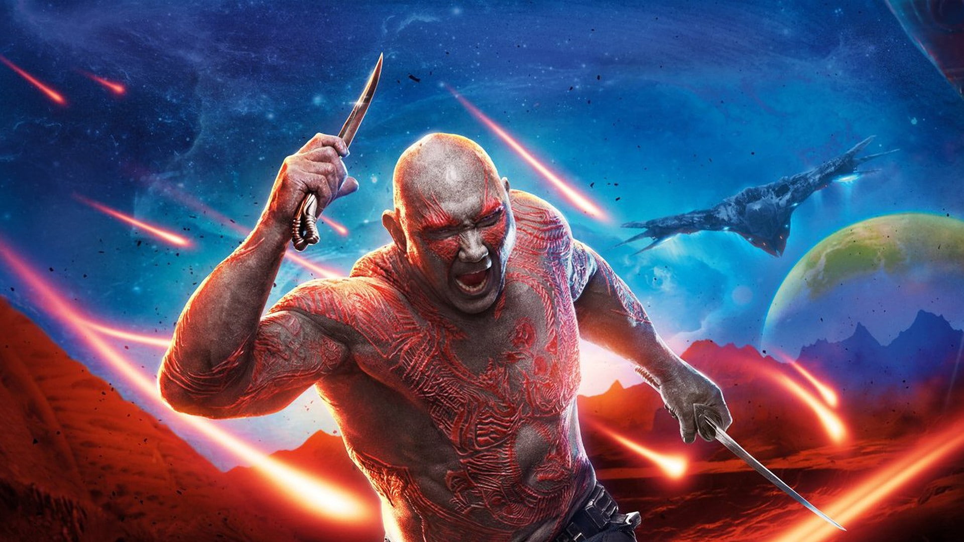 drax the destroyer dave bautista guardians of the galaxy vol_ 2 marvel cinematic universe guardians of the galaxy