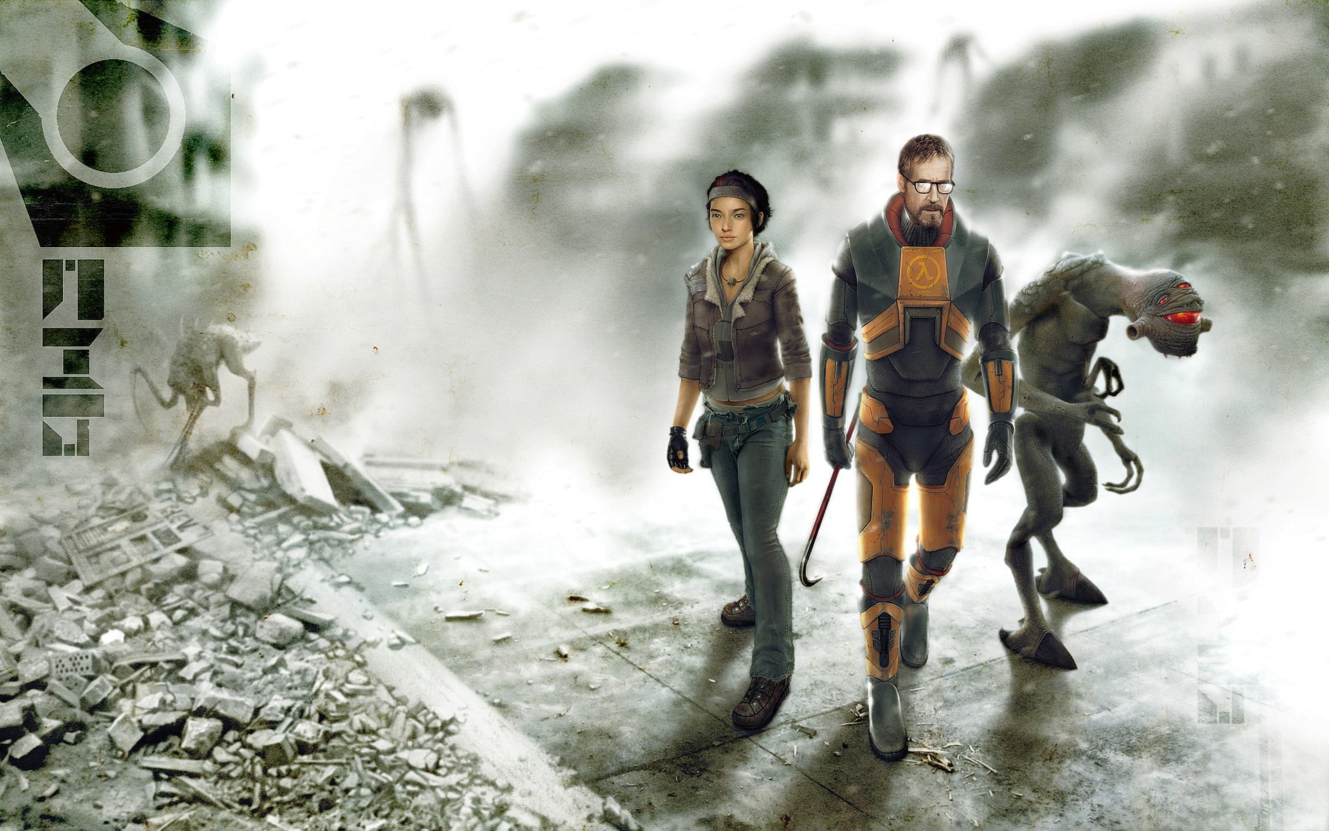Half-Life, Half-Life 2, Gordon man, Alyx Vance