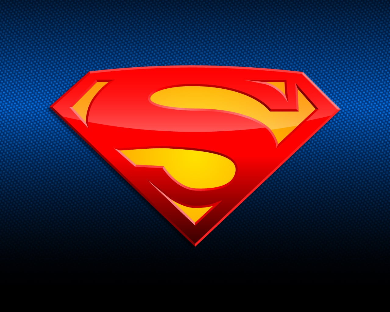Superman logo, communication, sign, red, no people, blue, symbol