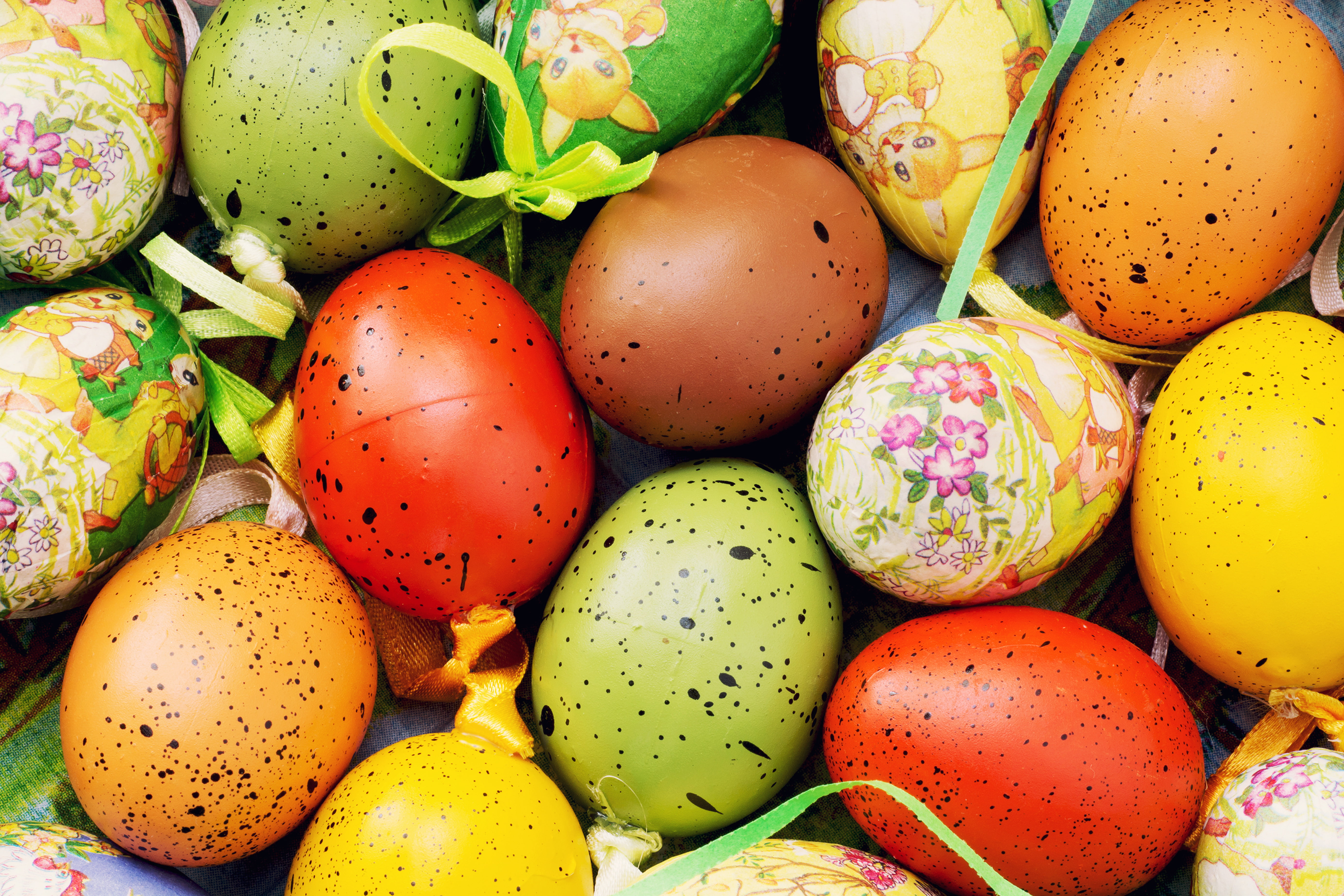 eggs, Easter, decoration, Happy