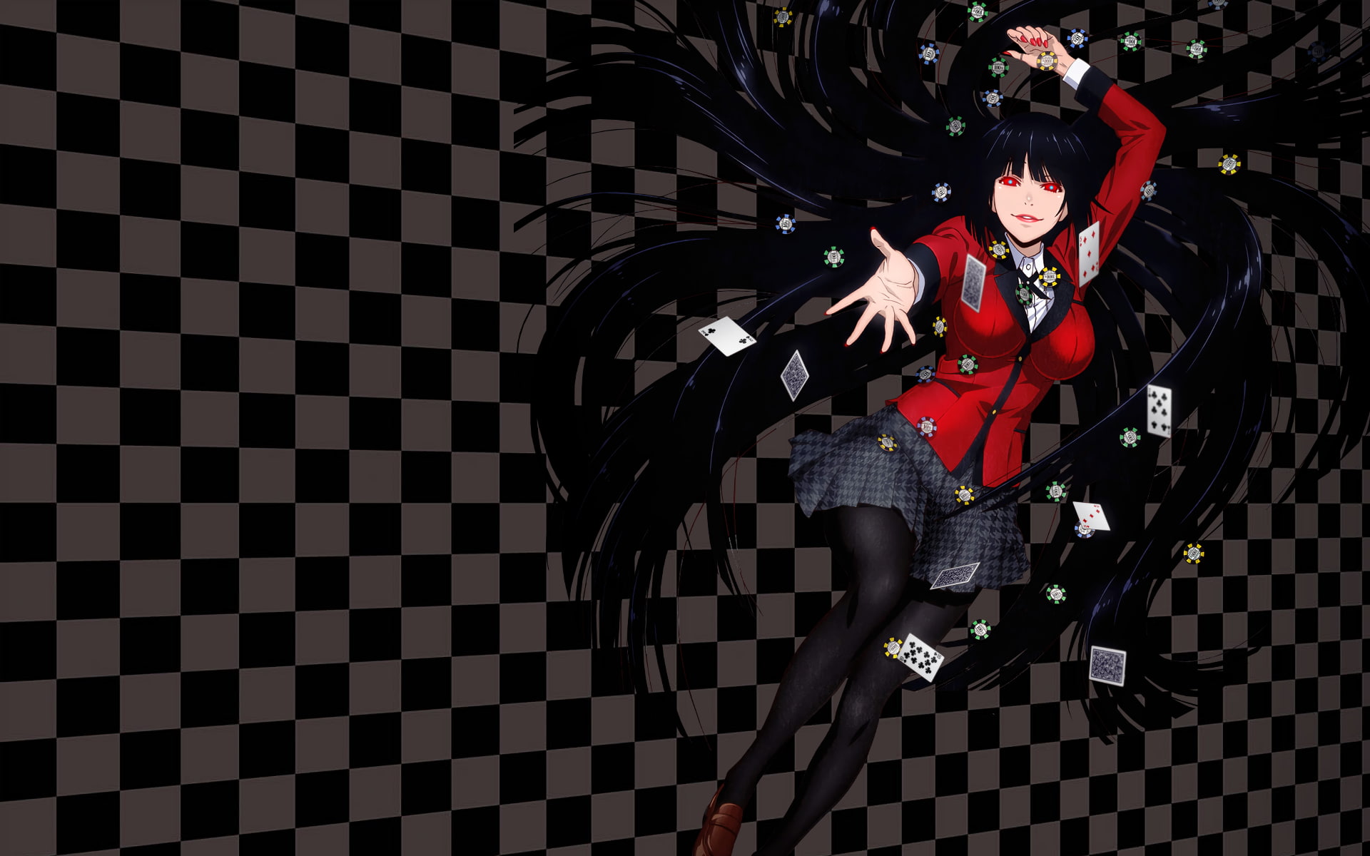 Free download | HD wallpaper: anime, black, hair, jabami, kakegurui ...