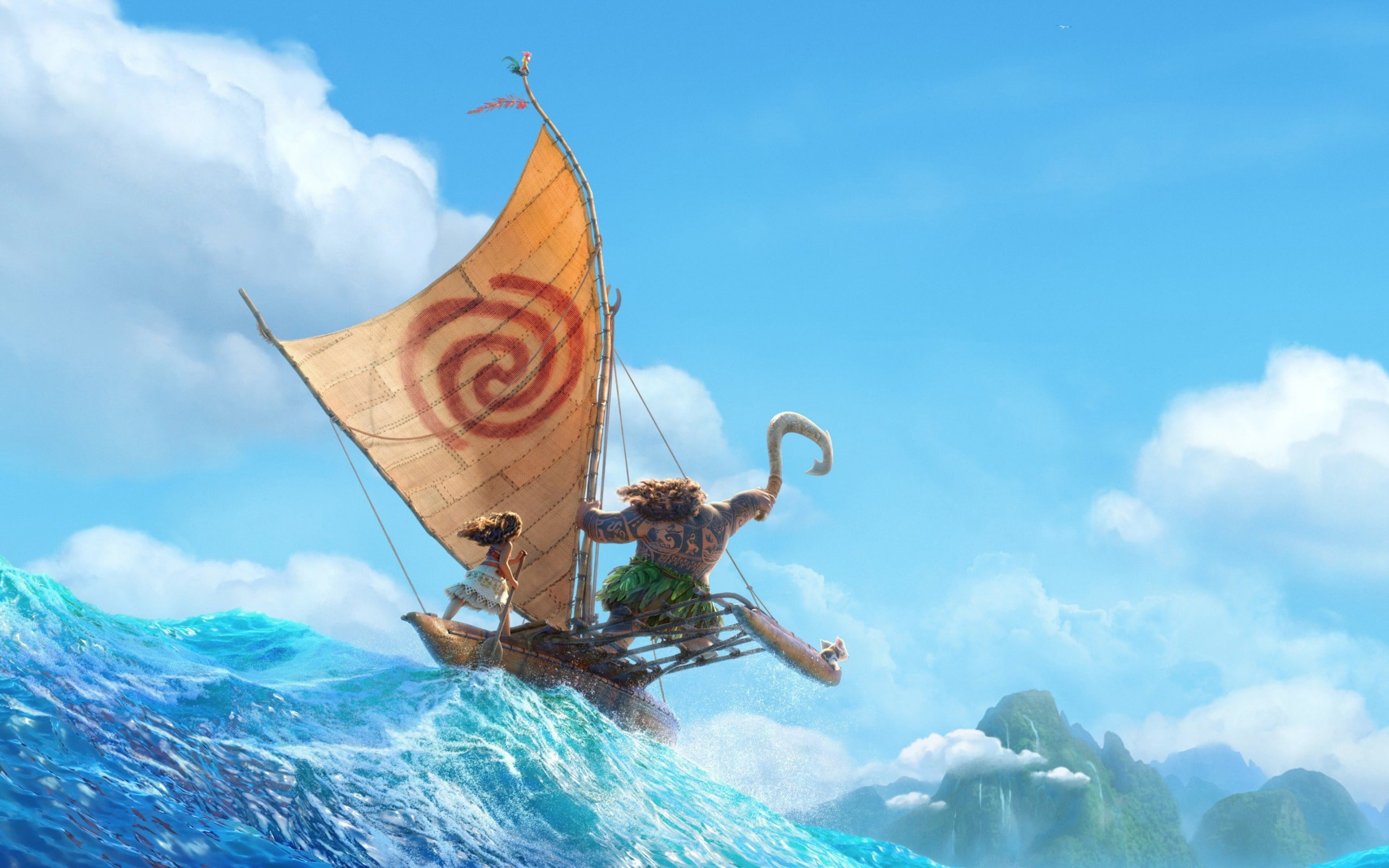 Disney moana 2016 animation-Movies Posters HD Wall.., Maui from Disney Moana illustration