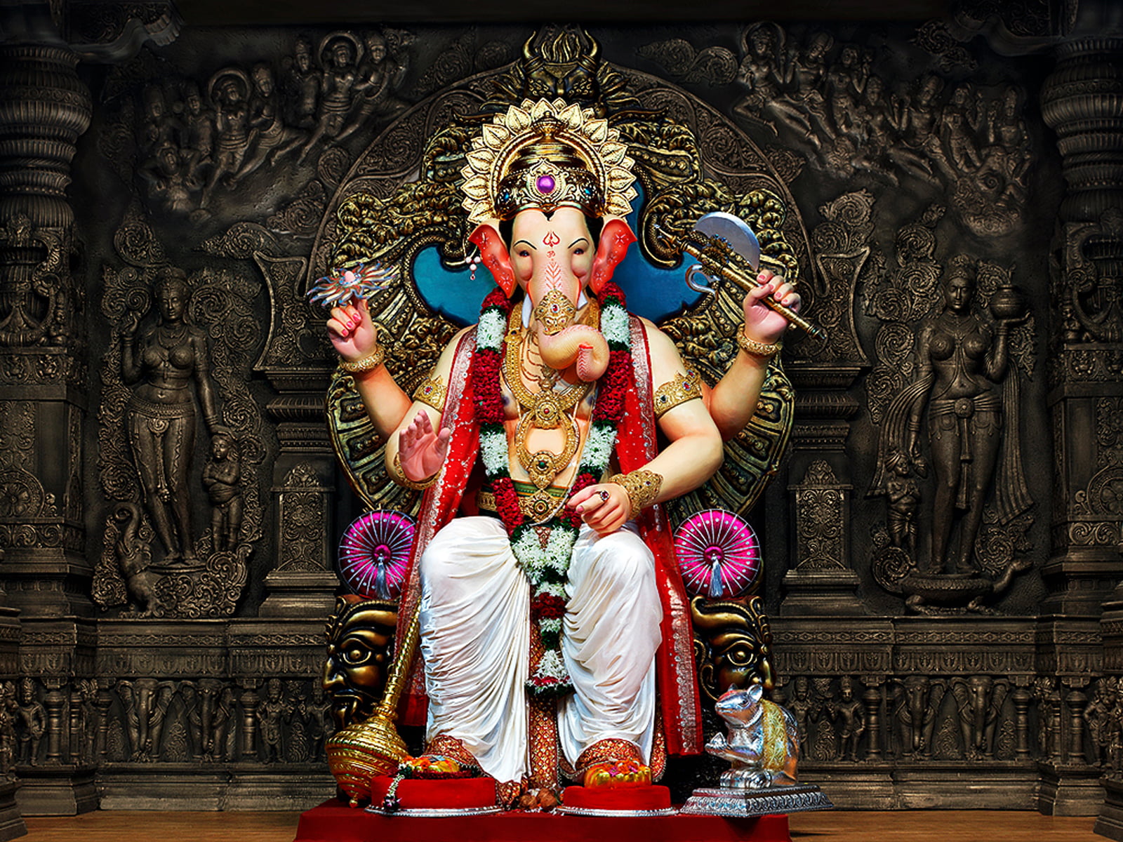 Happy Ganesh Chaturthi, Lord Ganesha wallpaper, Festivals / Holidays