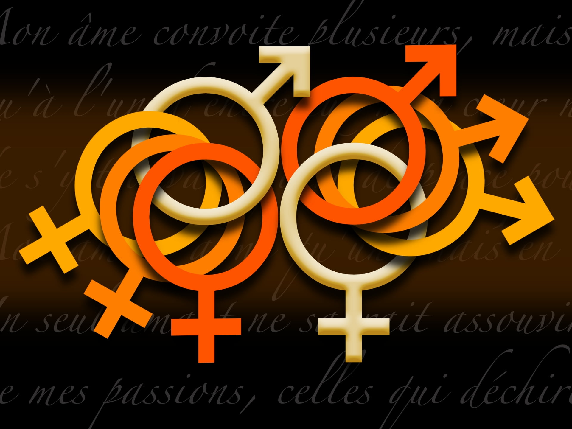 polyamory, text, communication, western script, sign, orange color