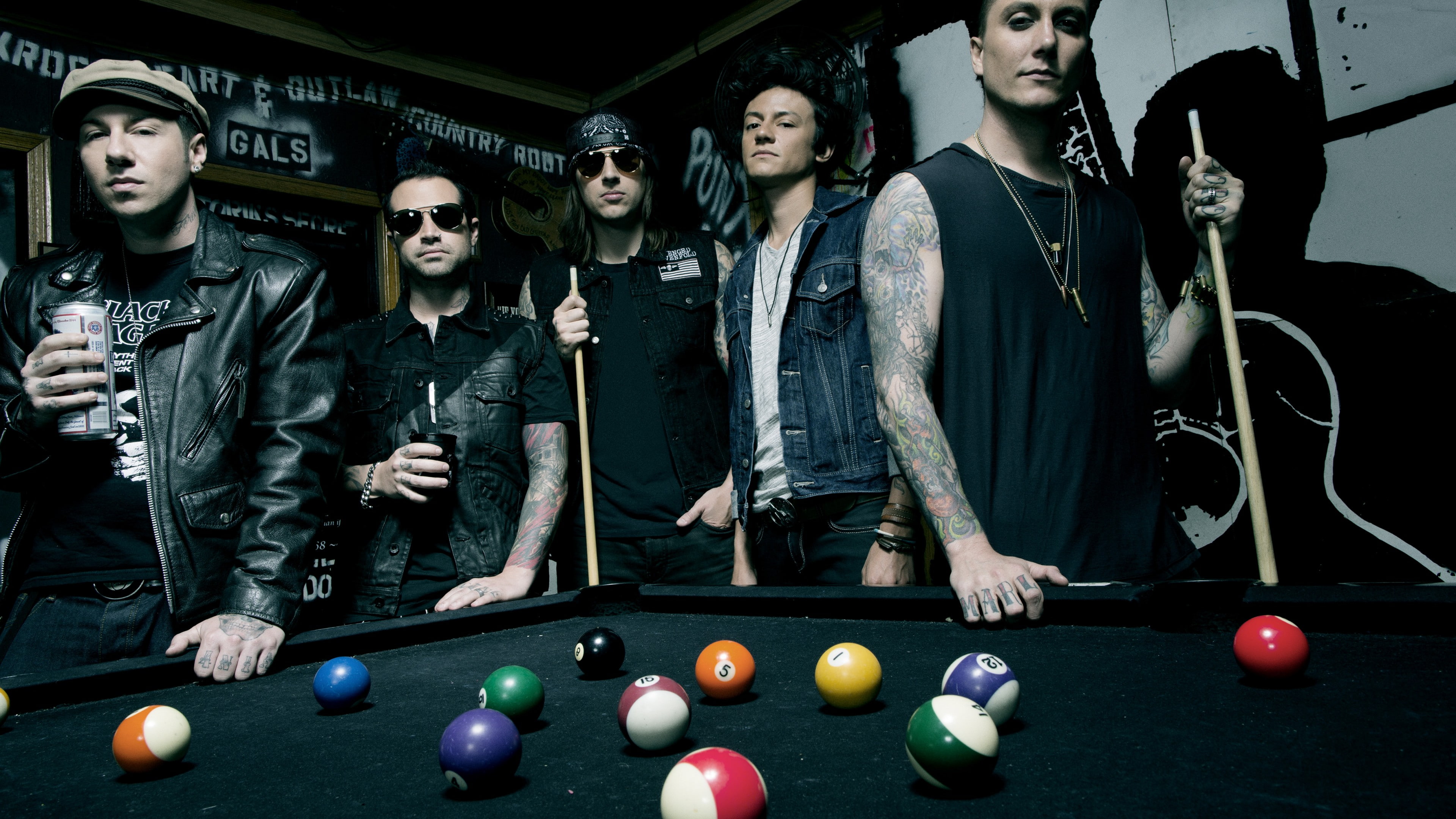 Avenged Sevenfold, Top music artist and bands, M. Shadows, Zacky Vengeance