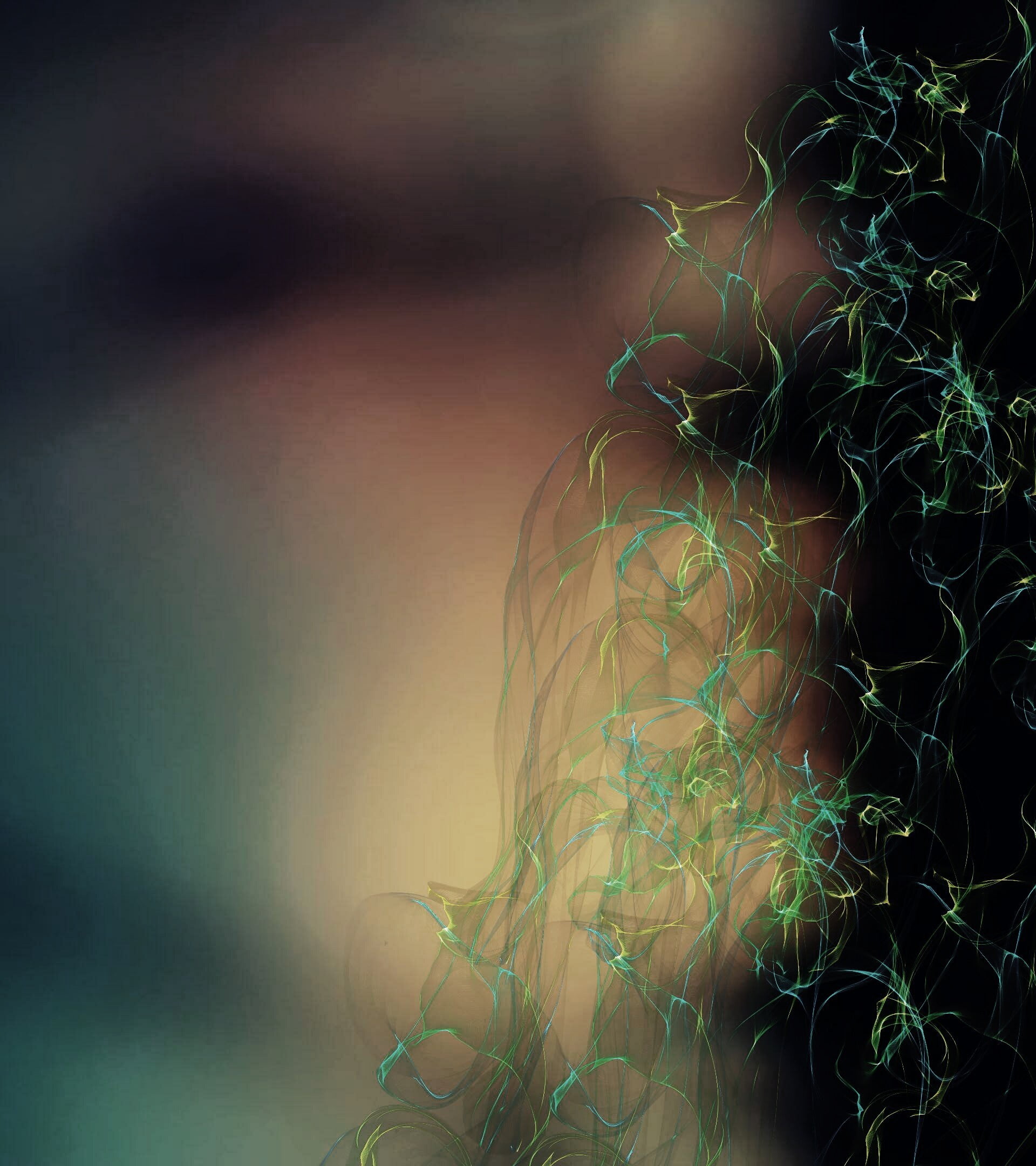 green smoke digital wallpaper, Android (operating system), pattern