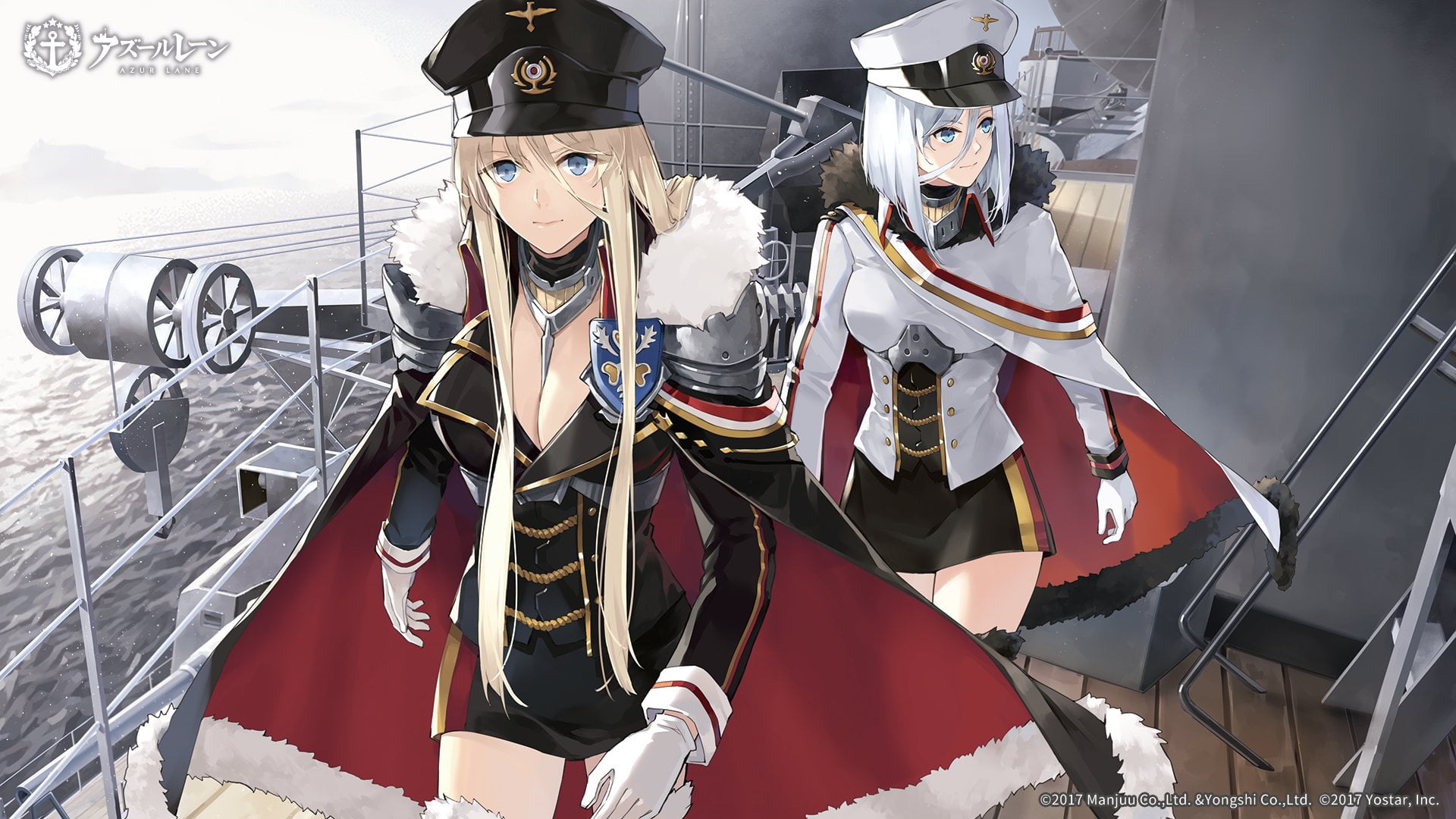 Free download | HD wallpaper: Azur Lane, Bismarck (Azur Lane), Tirpitz ...