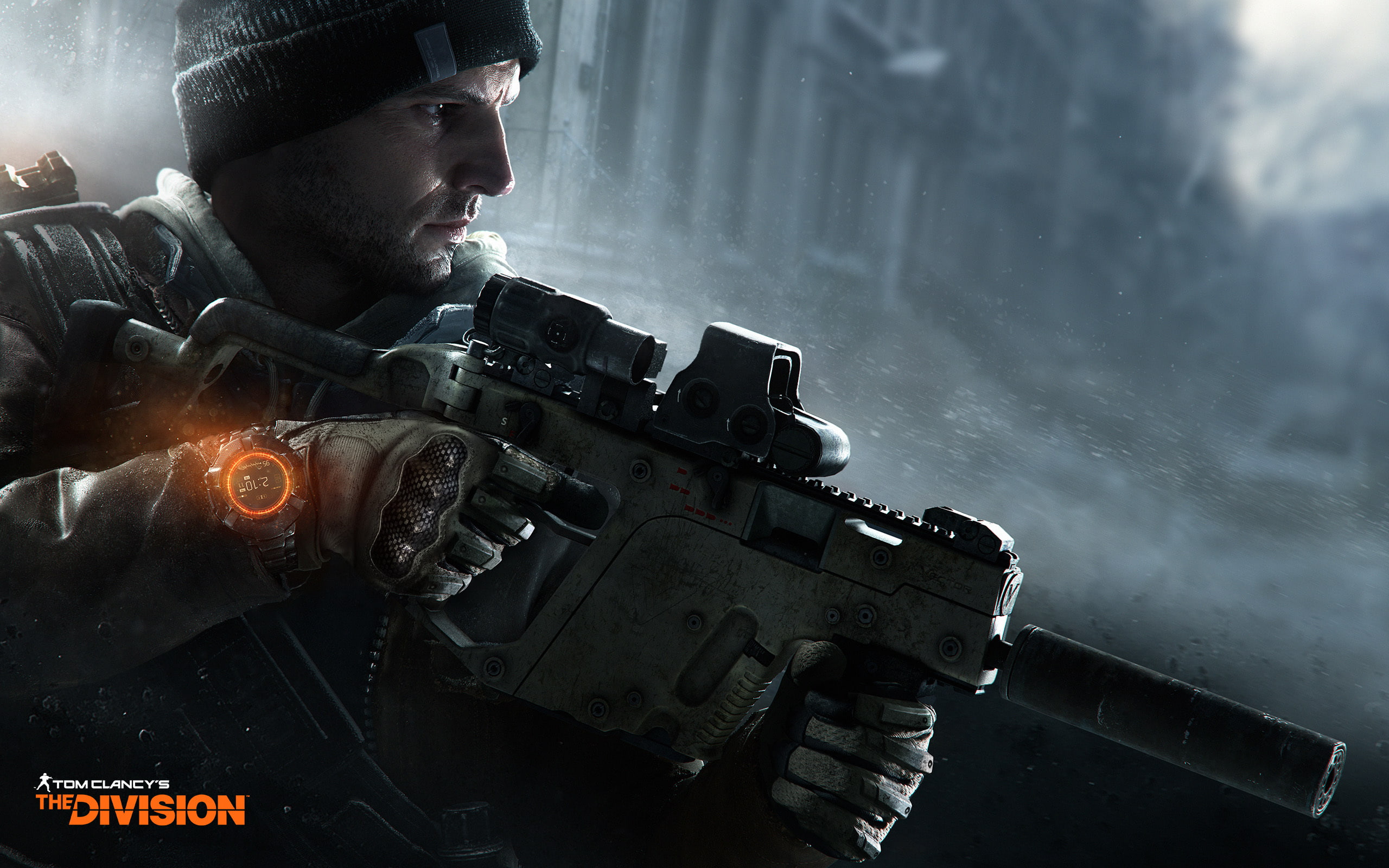 snow, weapons, hat, watch, soldiers, gloves, agent, fighter