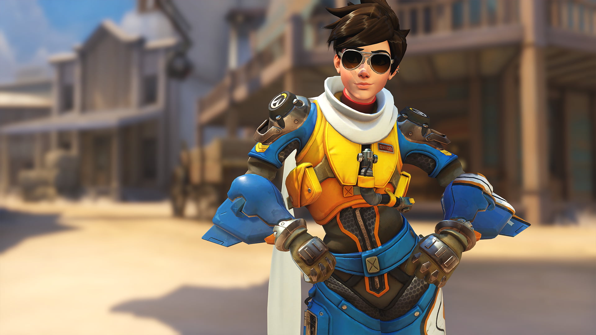 black haired female game character, Overwatch, Tracer (Overwatch)