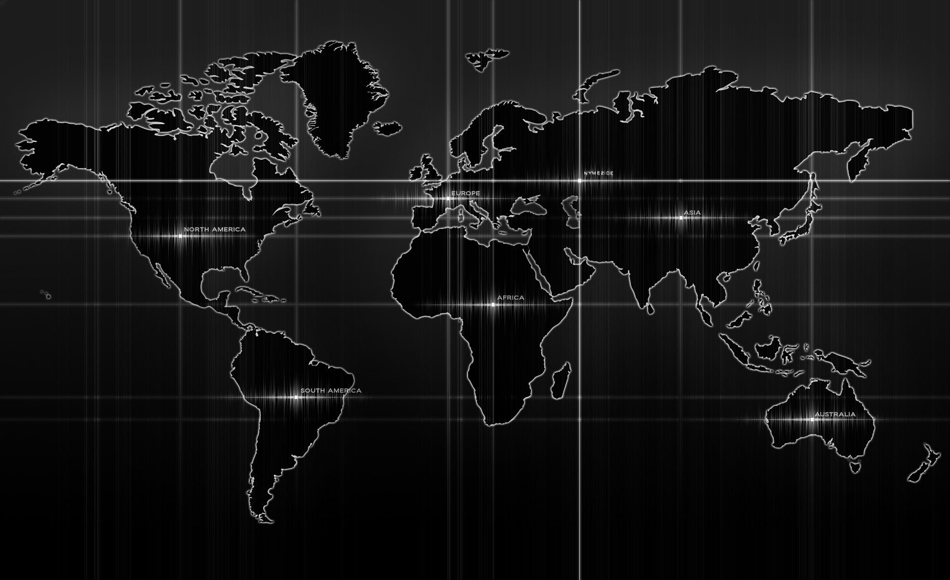Free download | HD wallpaper: World Map, black and white world map ...