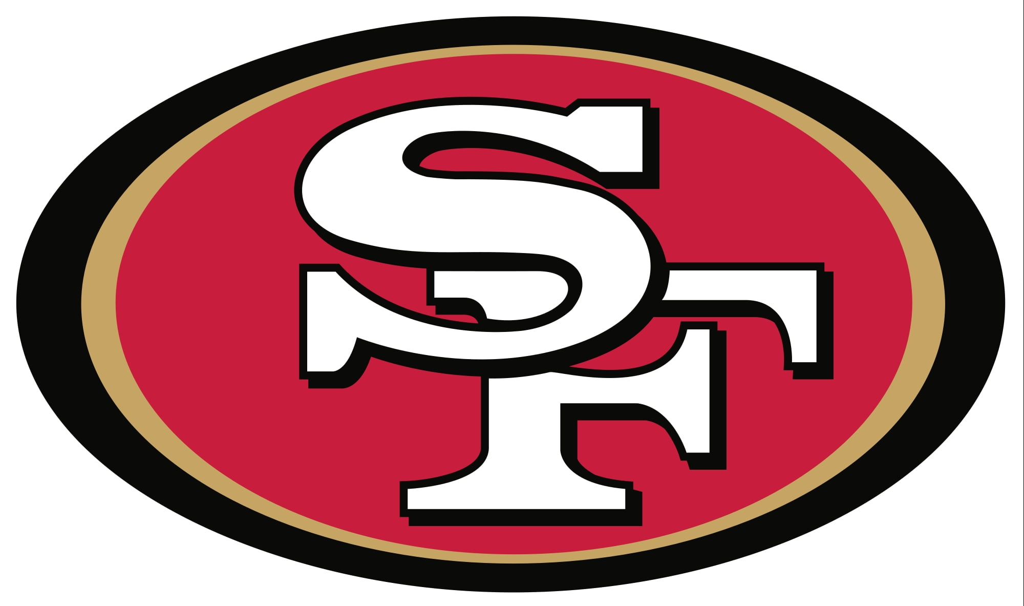 San Francisco 49ers logo, football, vector, illustration, symbol