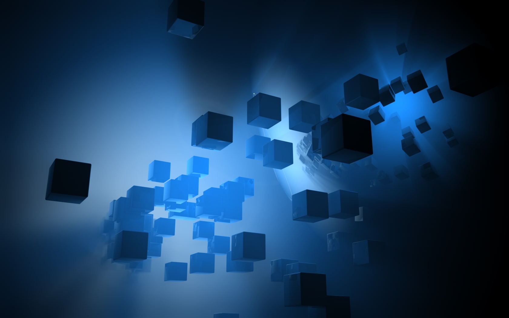 Cubes Abstract HD, 3d