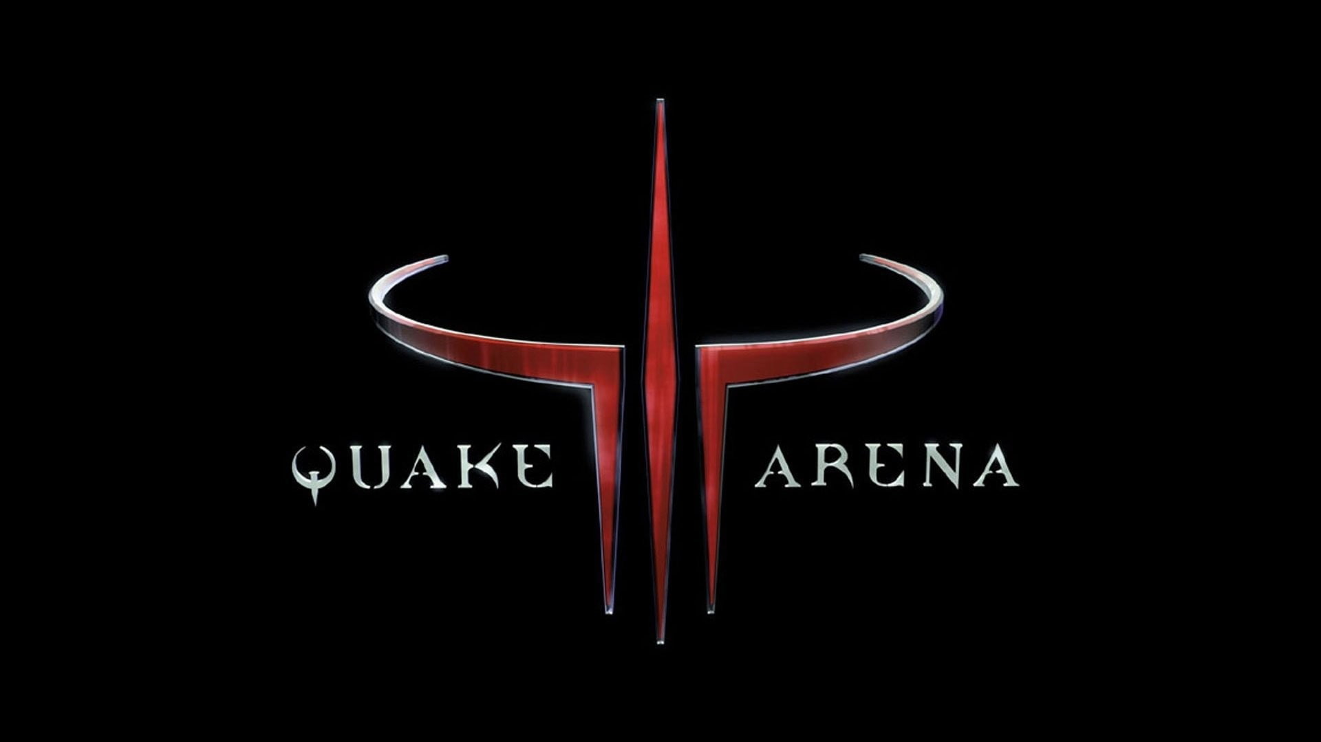 Quake, video games, first-person shooter, black, red