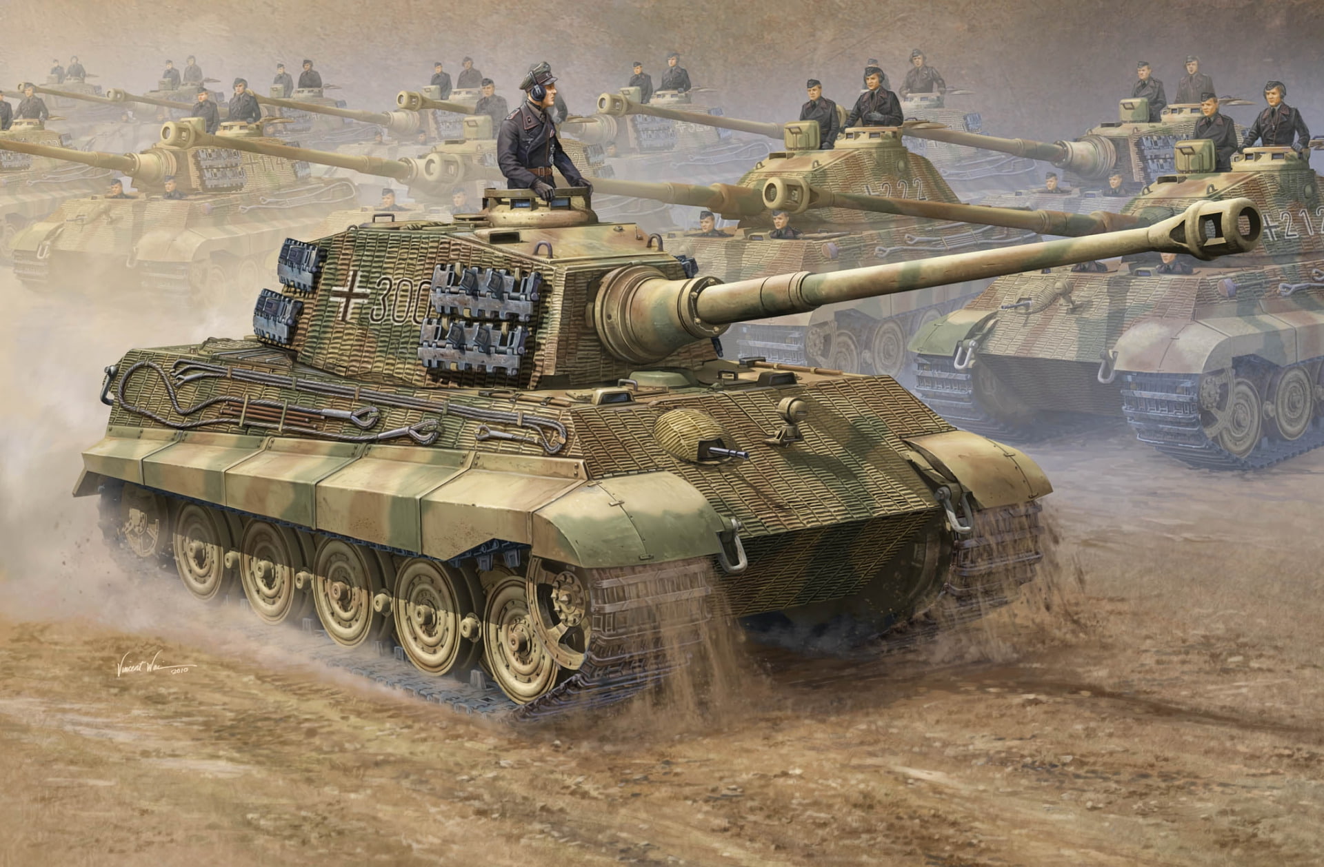 Tanks, Tiger II, Artistic