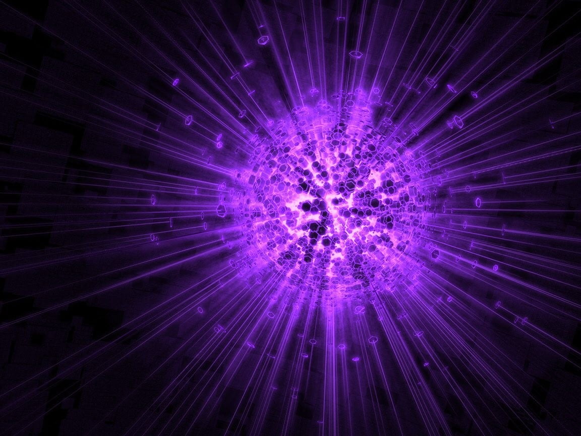 purple abstract wallpaper, Digital Blasphemy, sphere, nuclear