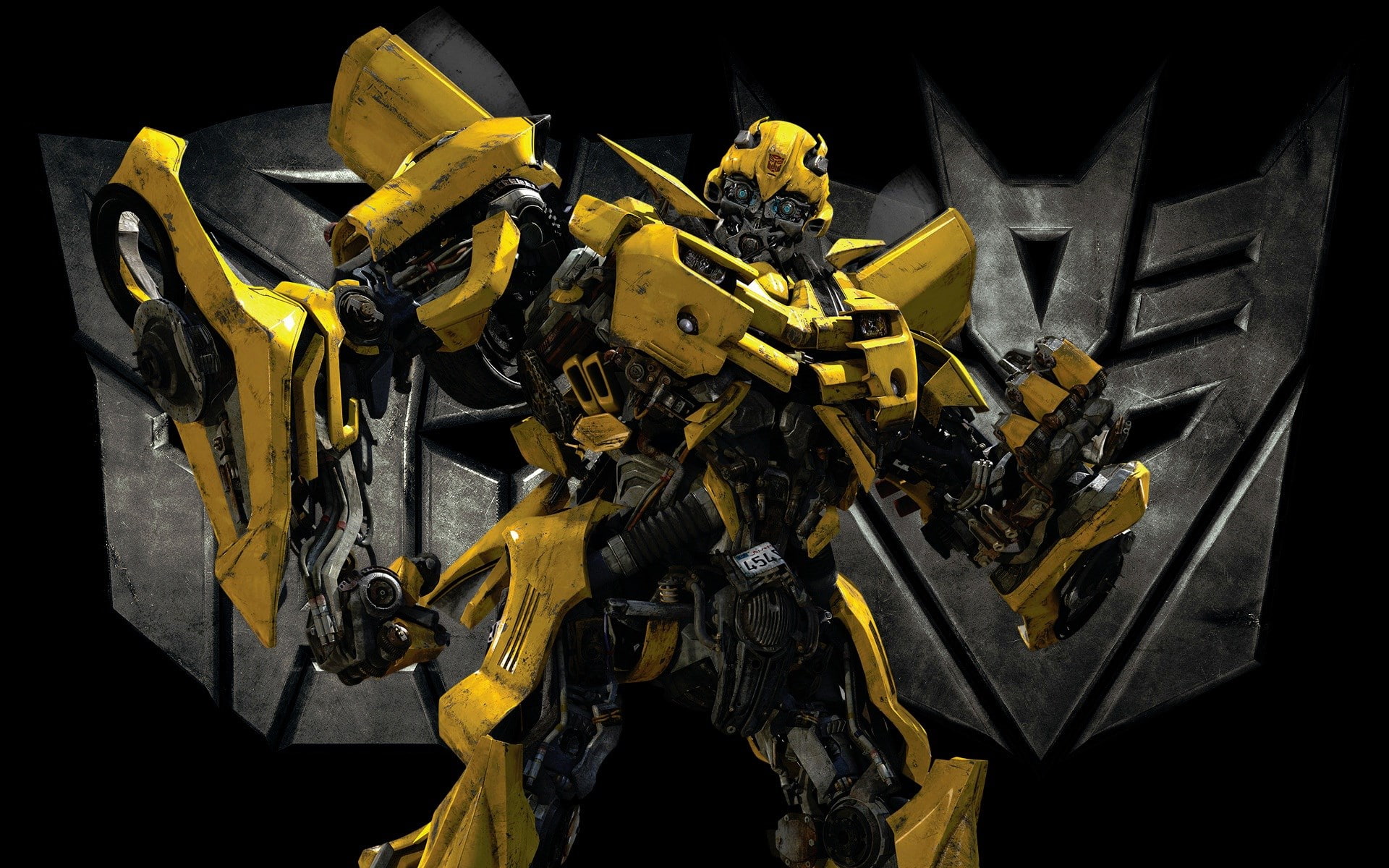 Free download | HD wallpaper: transformers, yellow, indoors, black ...