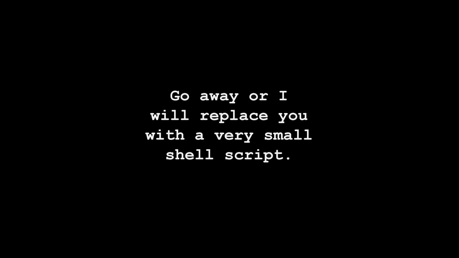 Humor, Shell Script