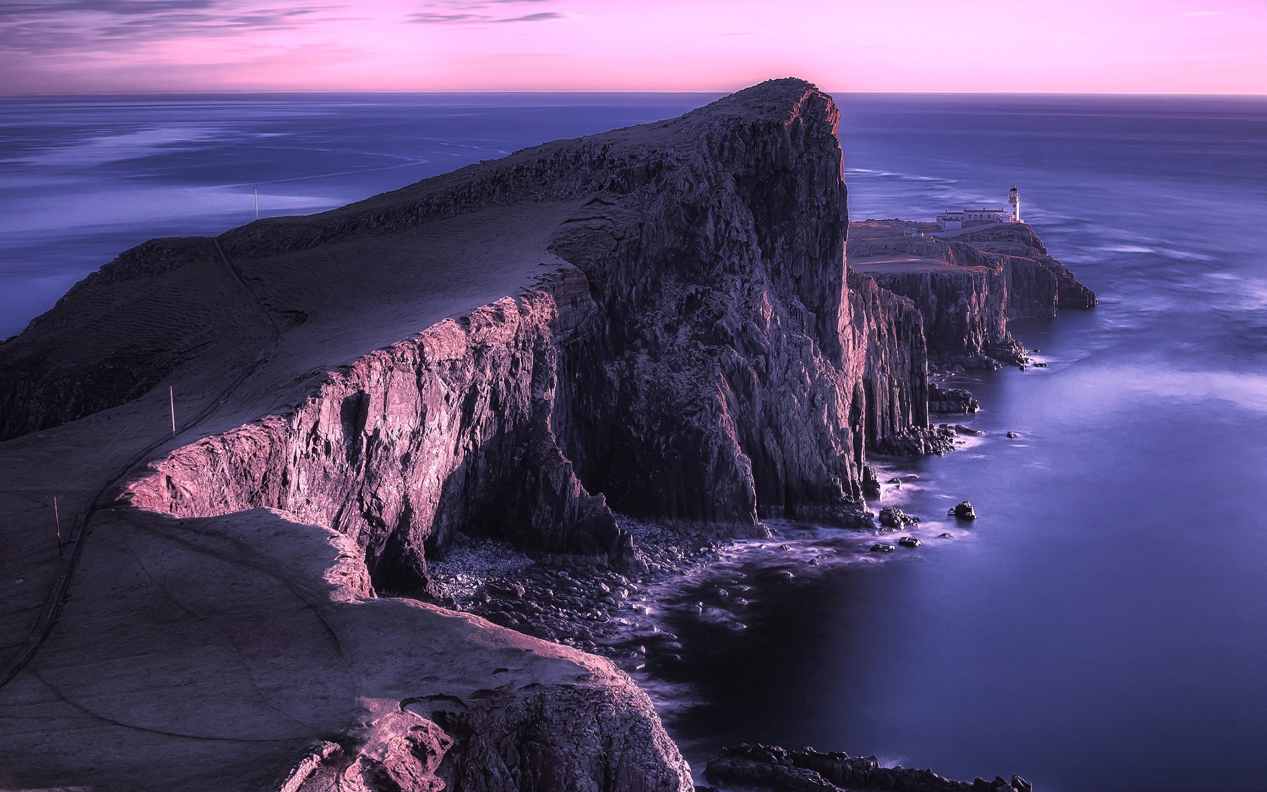 Neist point lighthouse isle of skye scotland-Natur.., water, beauty in nature