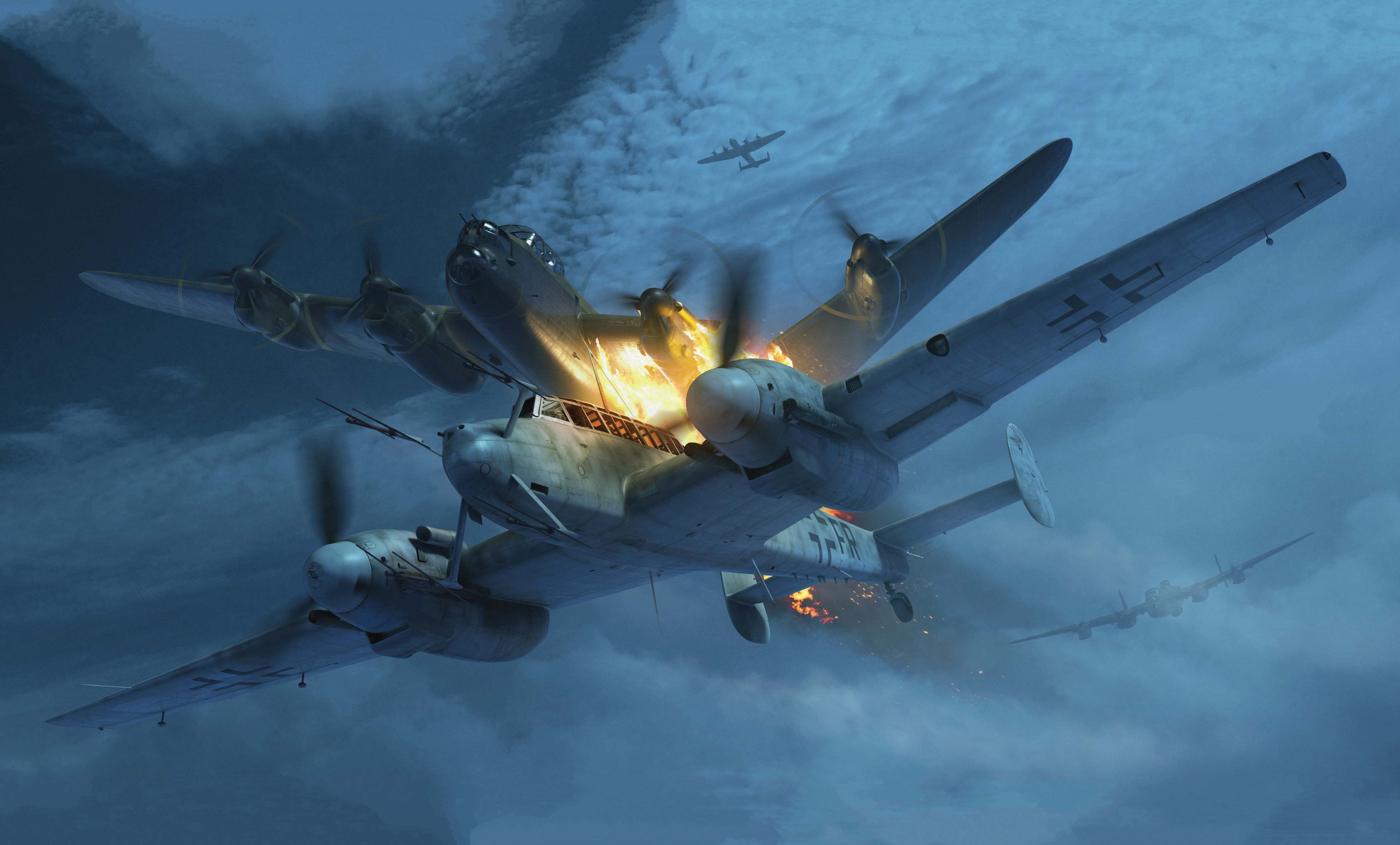 Free download | HD wallpaper: World War II, airplane, aircraft, Boxart ...