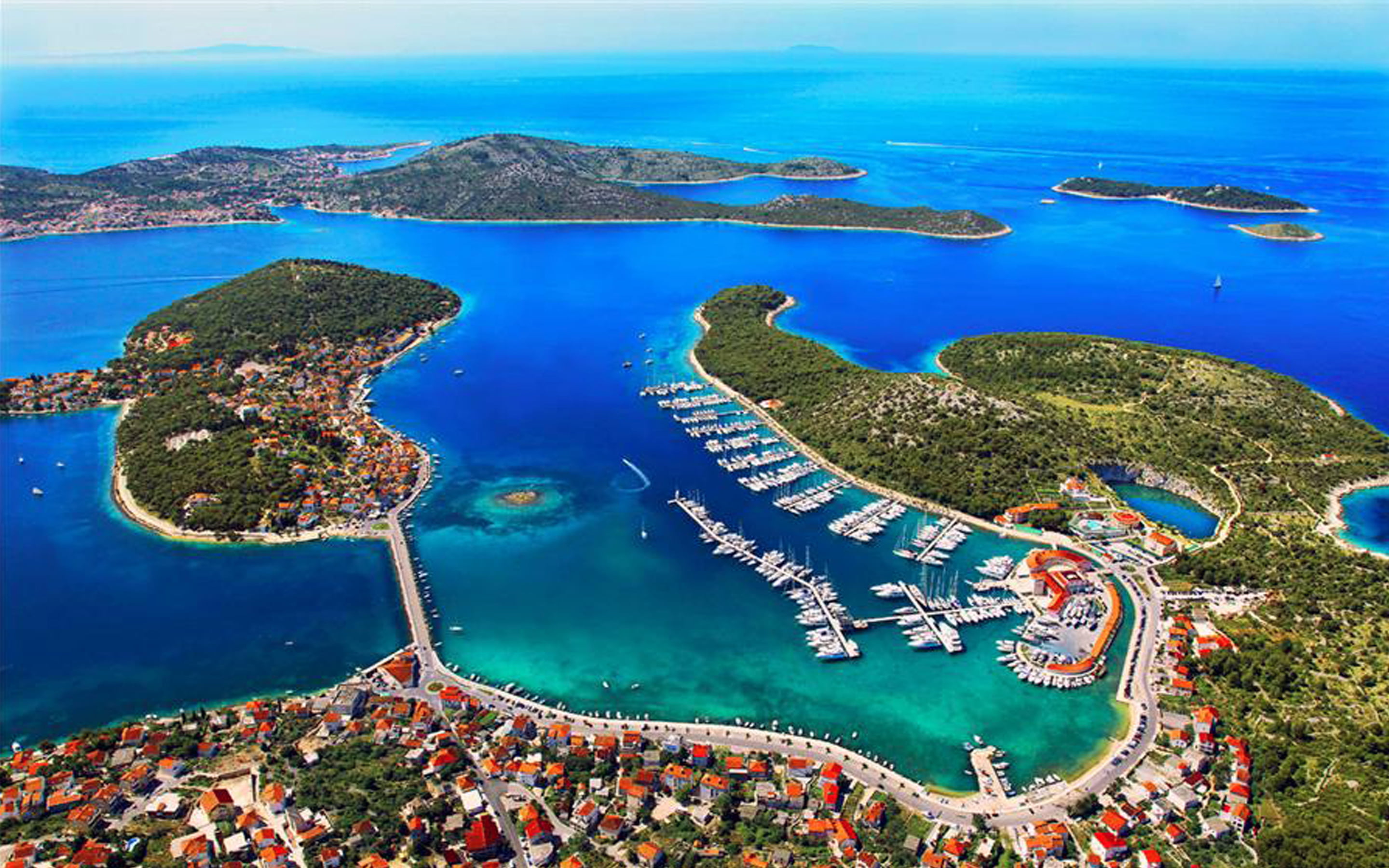 Rogoznica Is Located On The Adriatic Coast Between The Towns Of Sibenik And Split. An Ideal Place For Family Holidays And Most Beautiful Ports In The Adriatic Sea