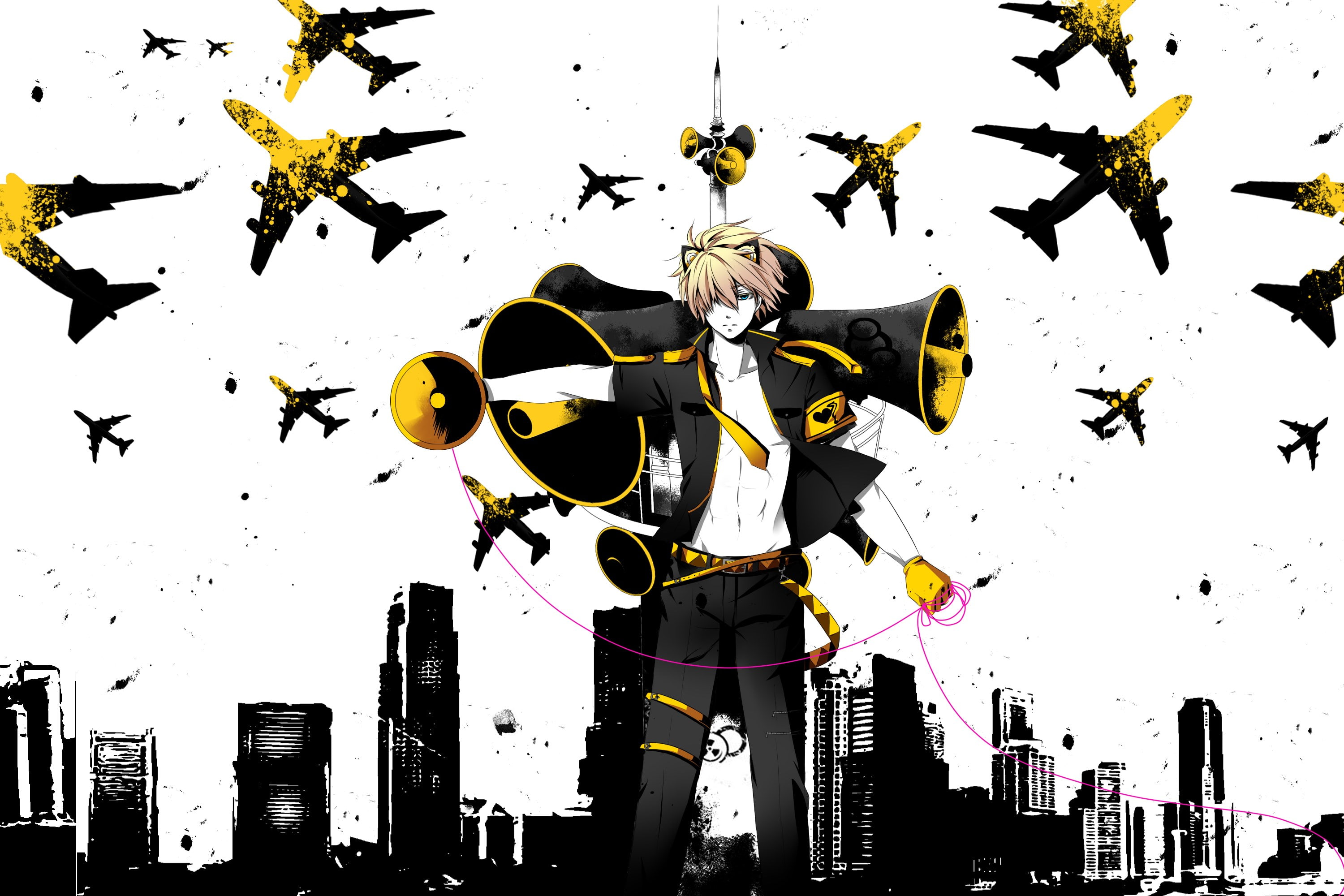 vocaloid, building exterior, built structure, sky, architecture