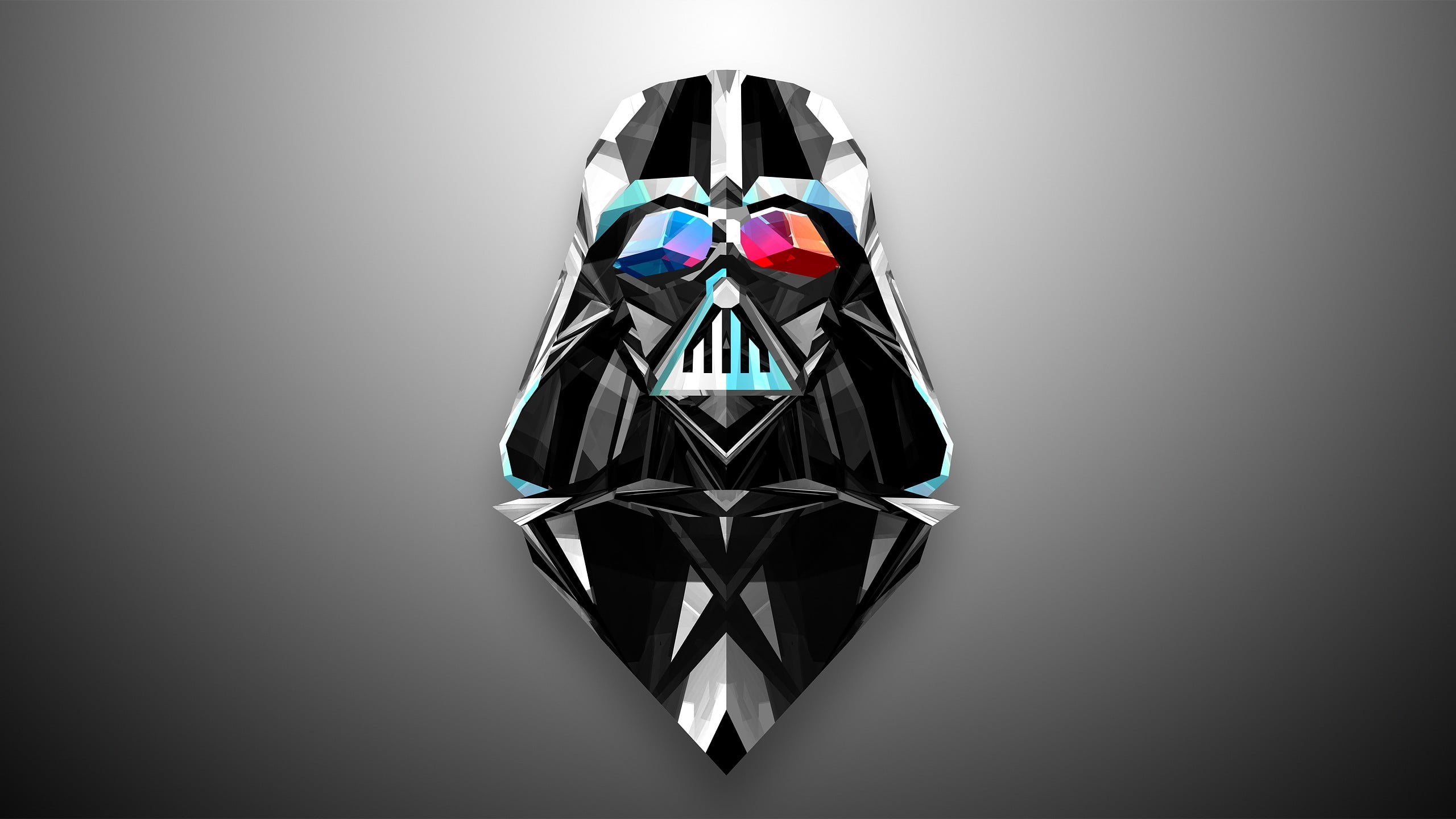 Darth Vader logo, Darth Vader illustration, Star Wars, artwork