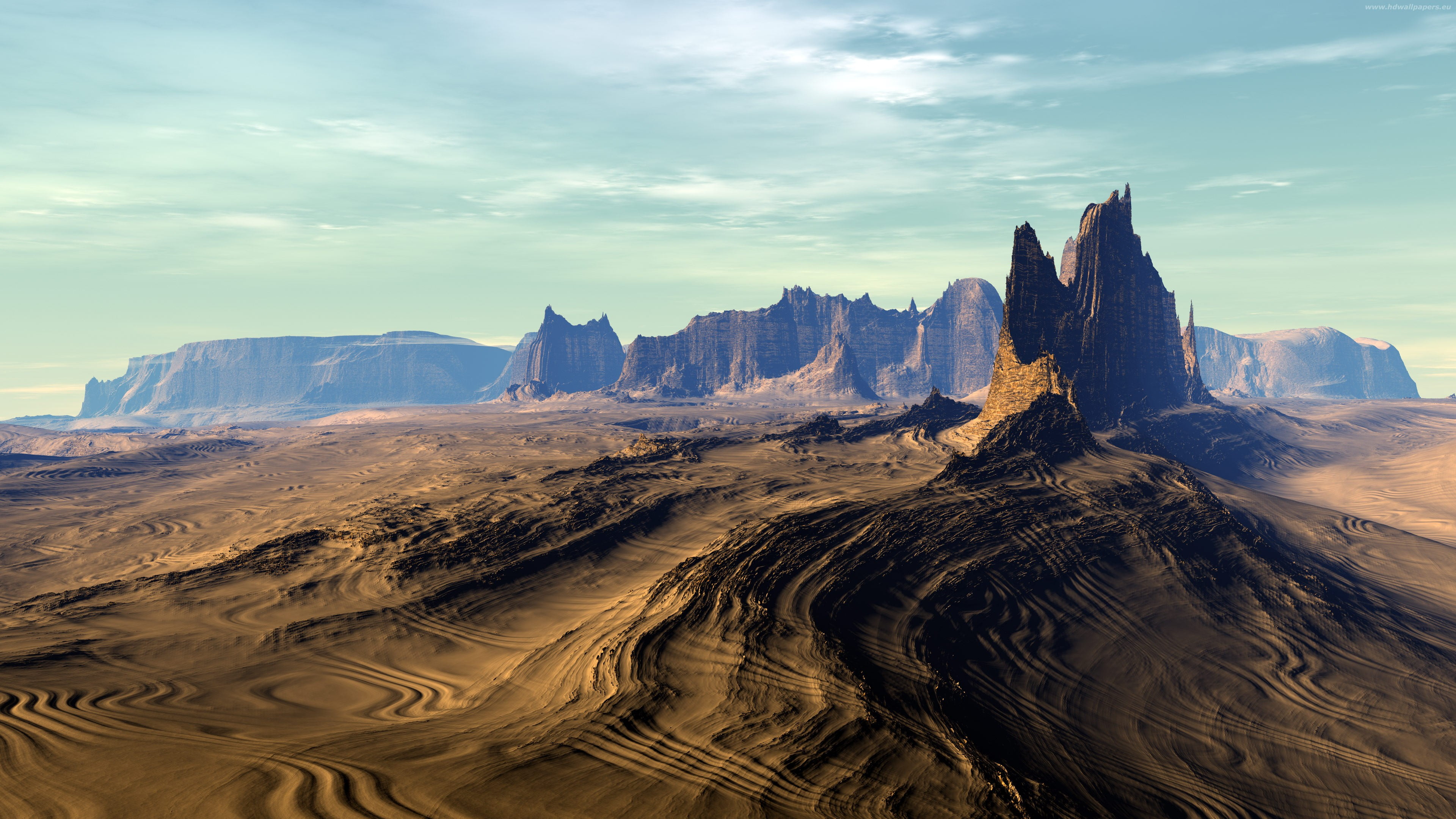brown mountain, desert photo during daytime, badlands national park