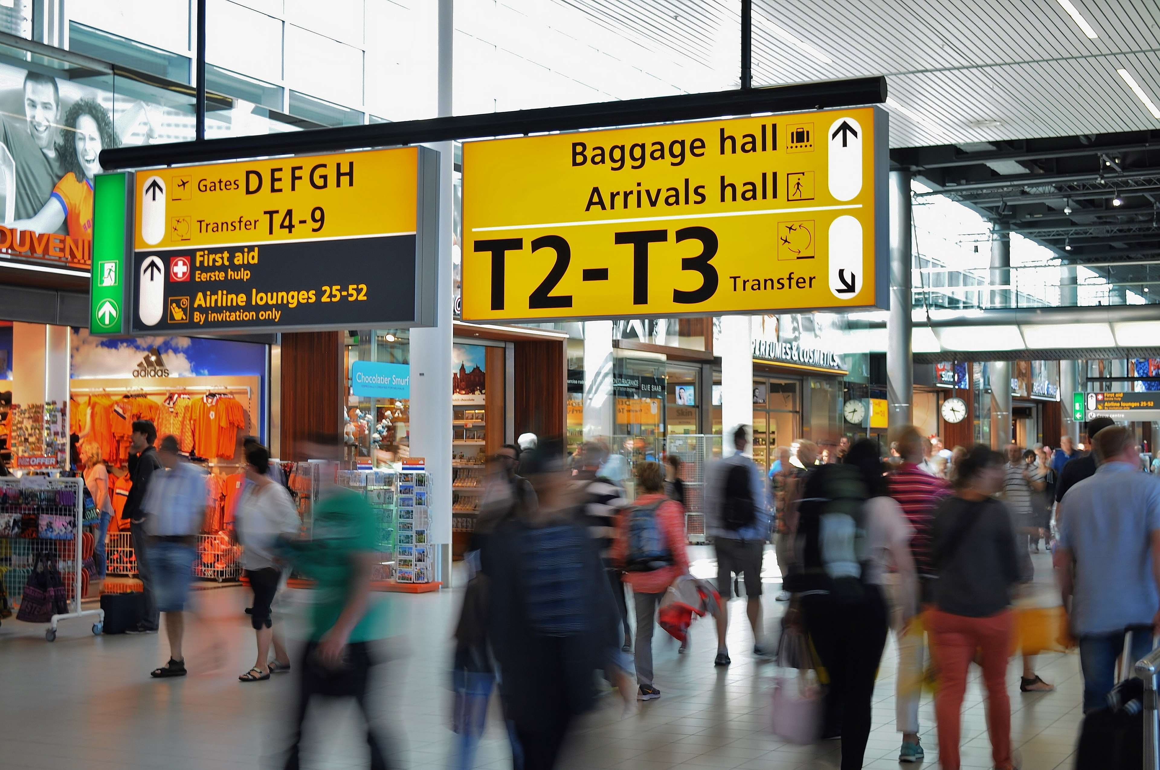 airport, amsterdam, arrival, blur, boarding, crowd, departure