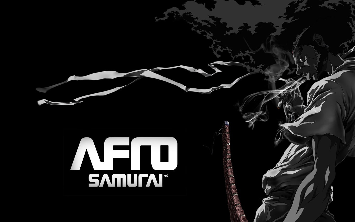 afro, anime, game, samurai