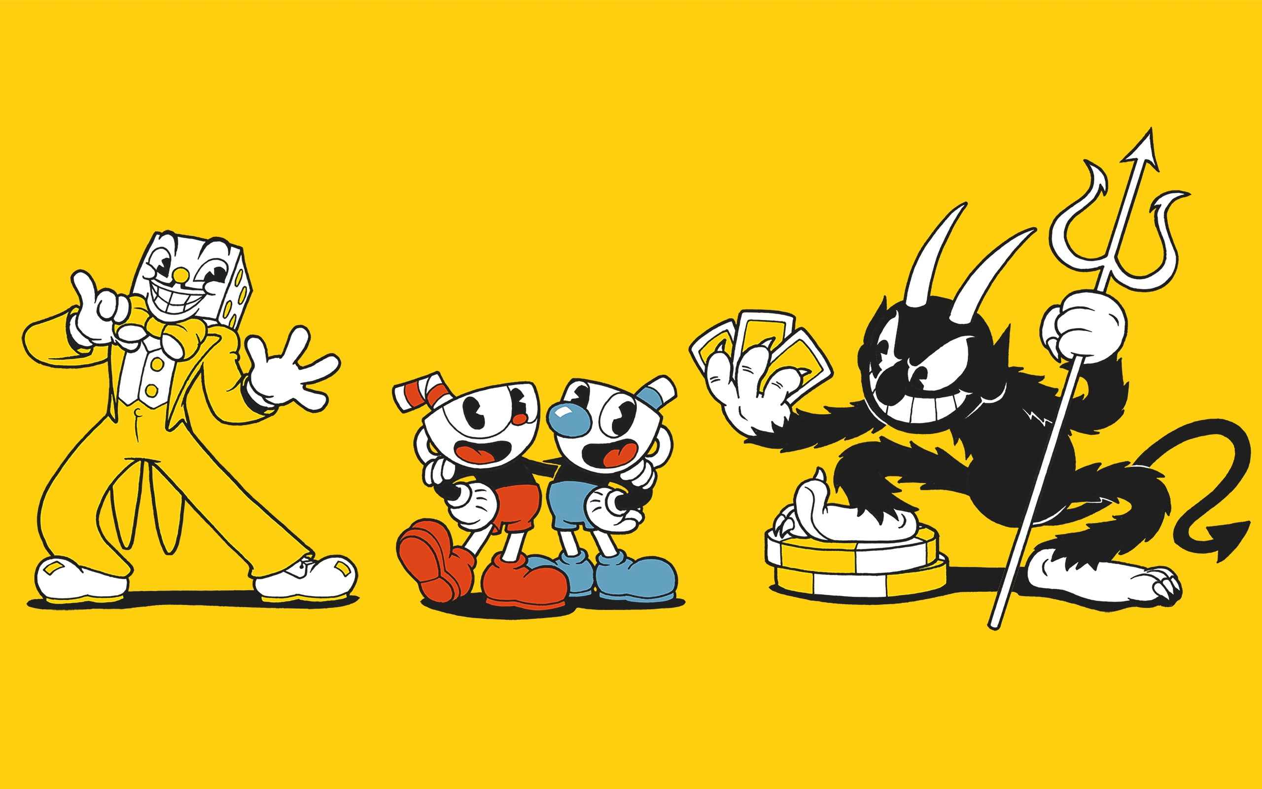 minimalism, different, toon, CASCO-voice brothers, Cuphead