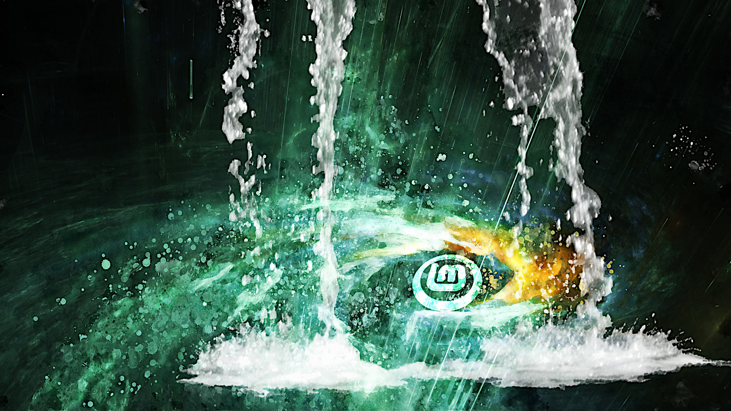 Linux, Linux Mint, artwork, texture