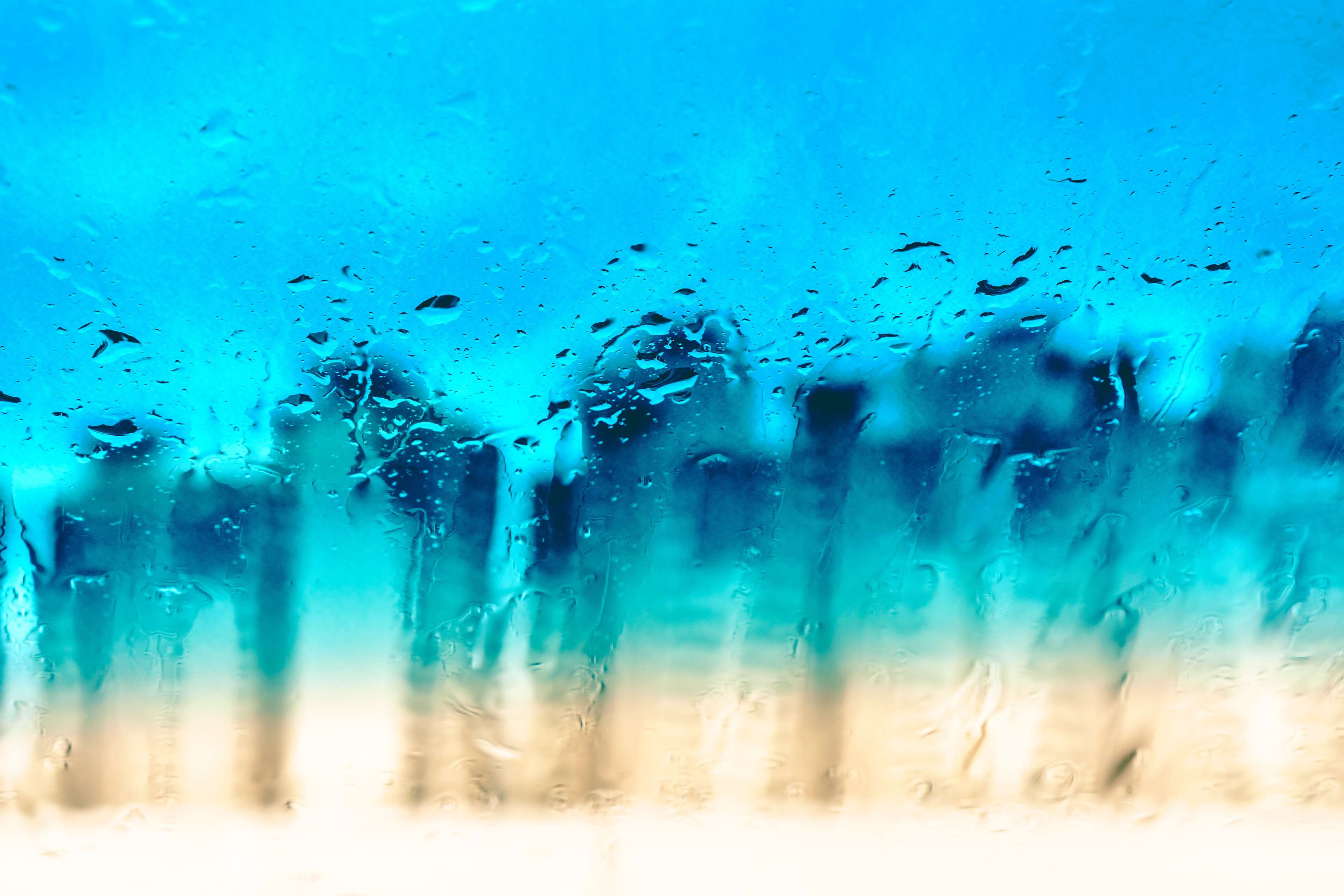 drops, rain, raindrops, windshield