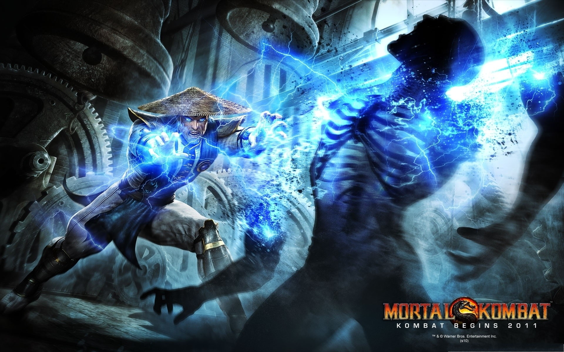 video games mortal kombat raiden games conical hats 1920x1200  Video Games Mortal Kombat HD Art