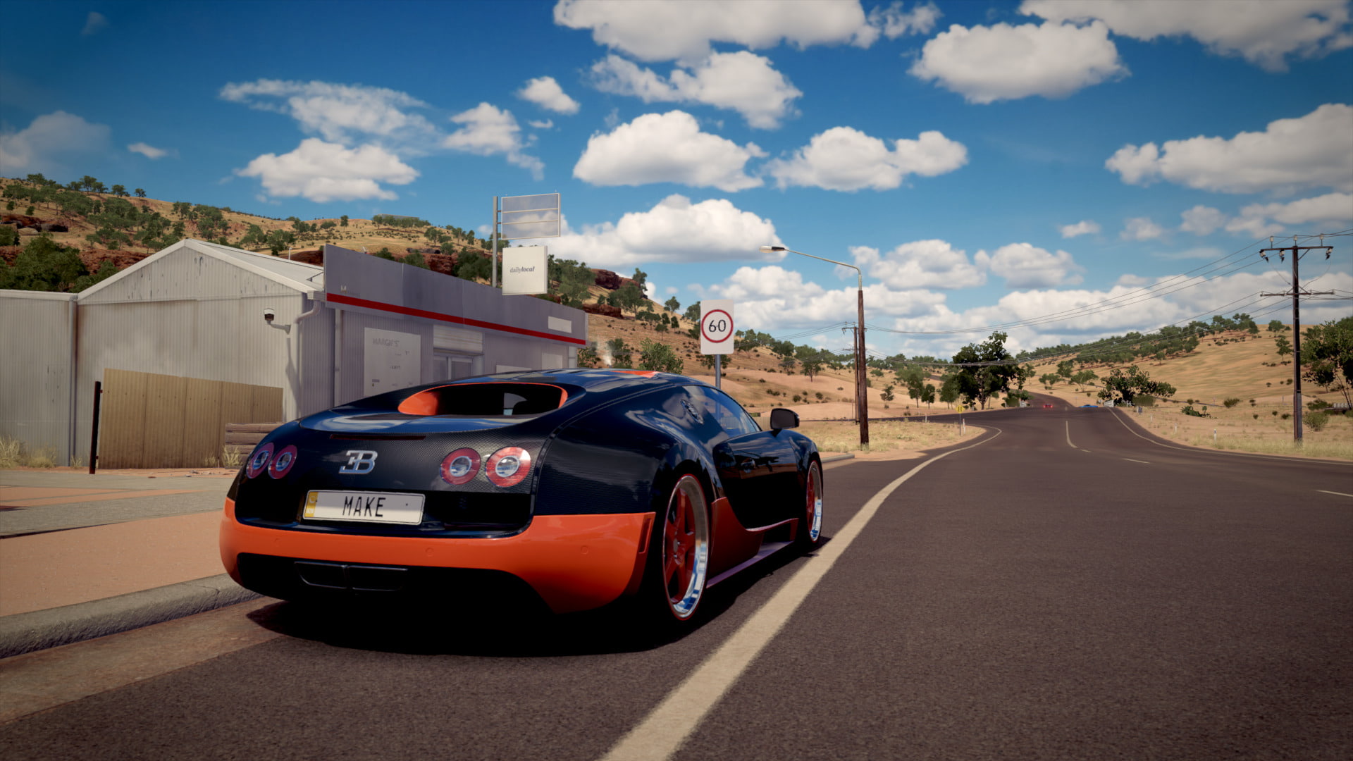 Free Download Hd Wallpaper Forza Motorsport Forza Horizon 3 Bugatti Veyron Street