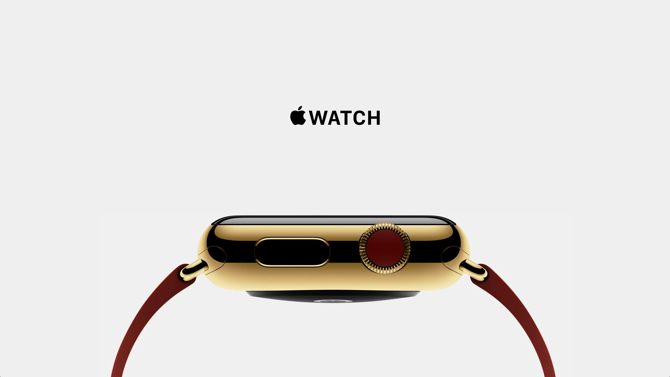gold aluminum case Apple Watch Series 4, concept, vector, technology