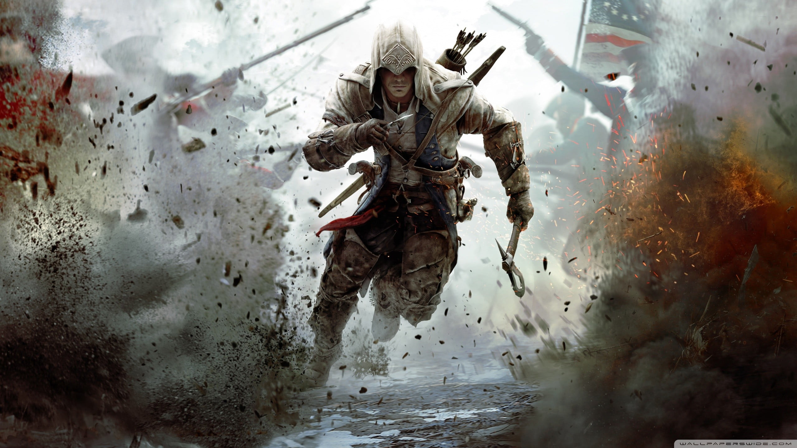Assassin's Creed digital wallpaper, Assassins Creed game poster