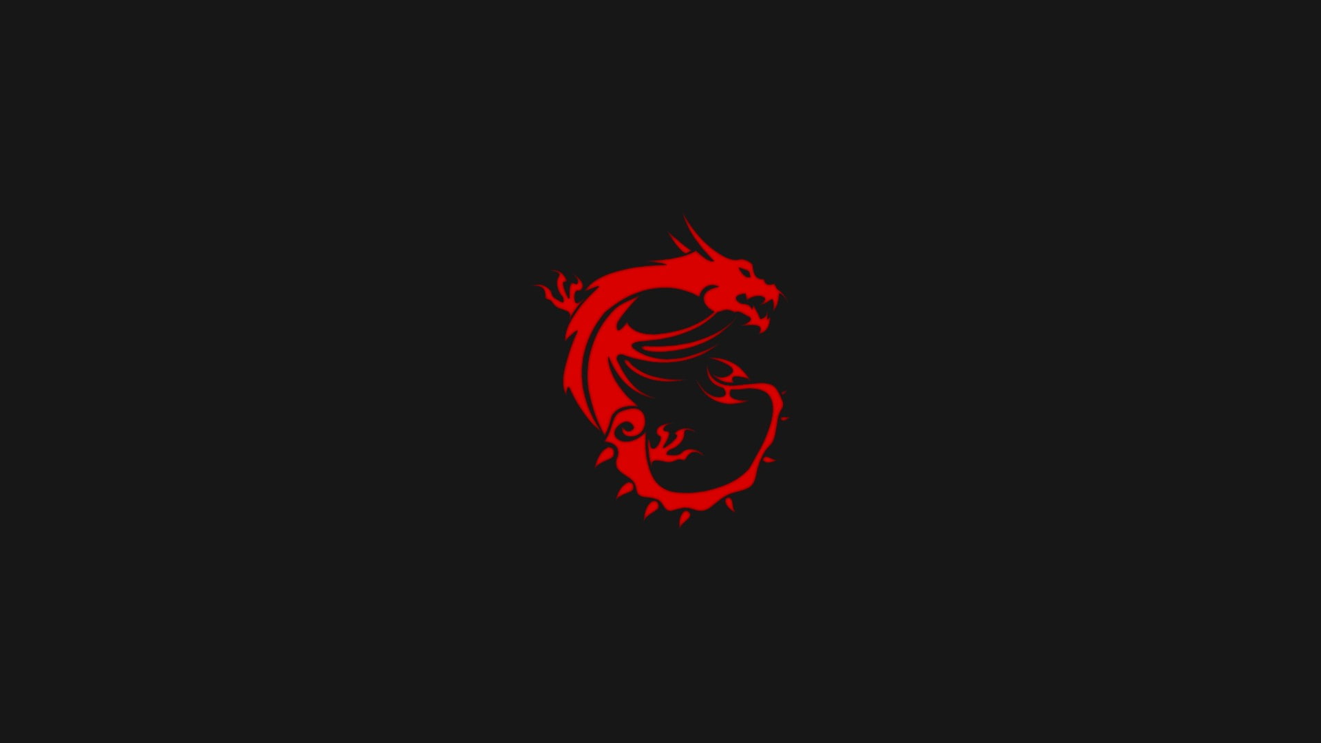 computer, dragon, logo, minimalism, MSI, Simple