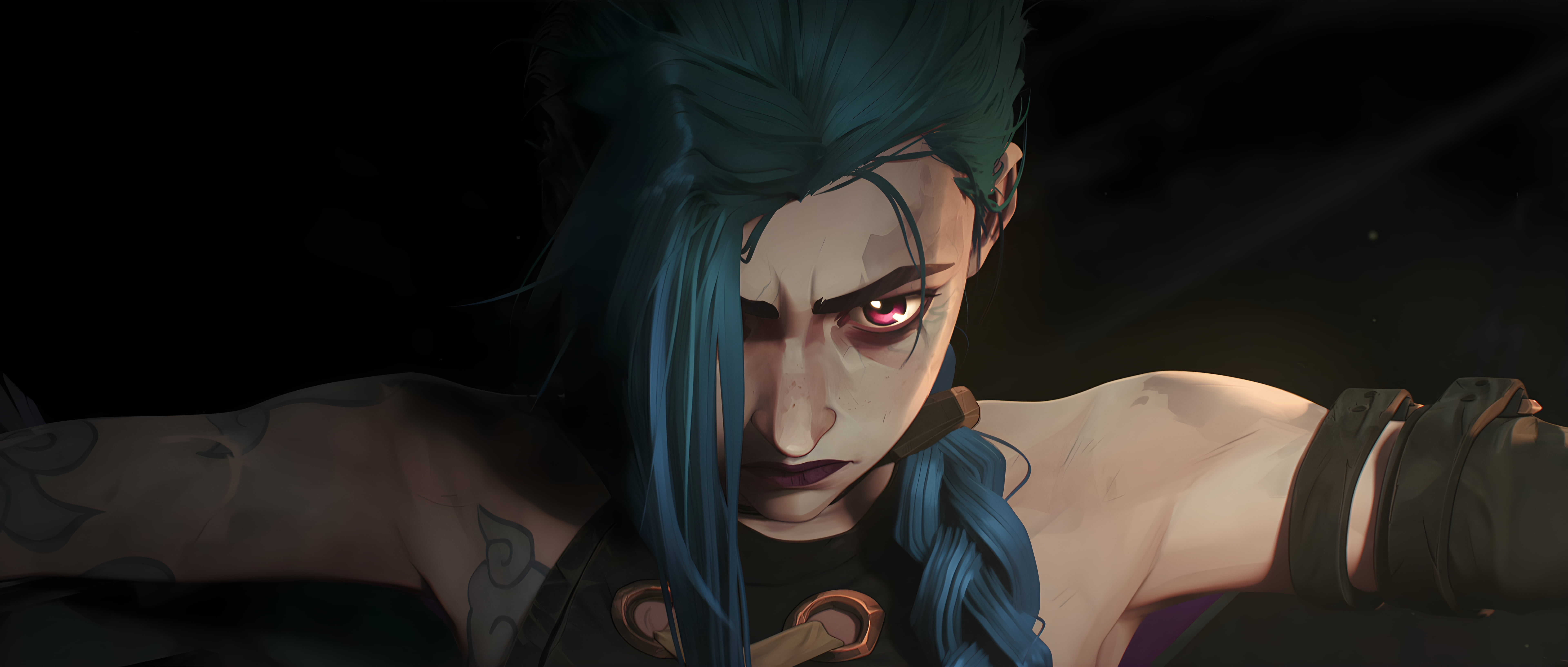 Free download | HD wallpaper: Jinx (League of Legends), Arcane, TV ...